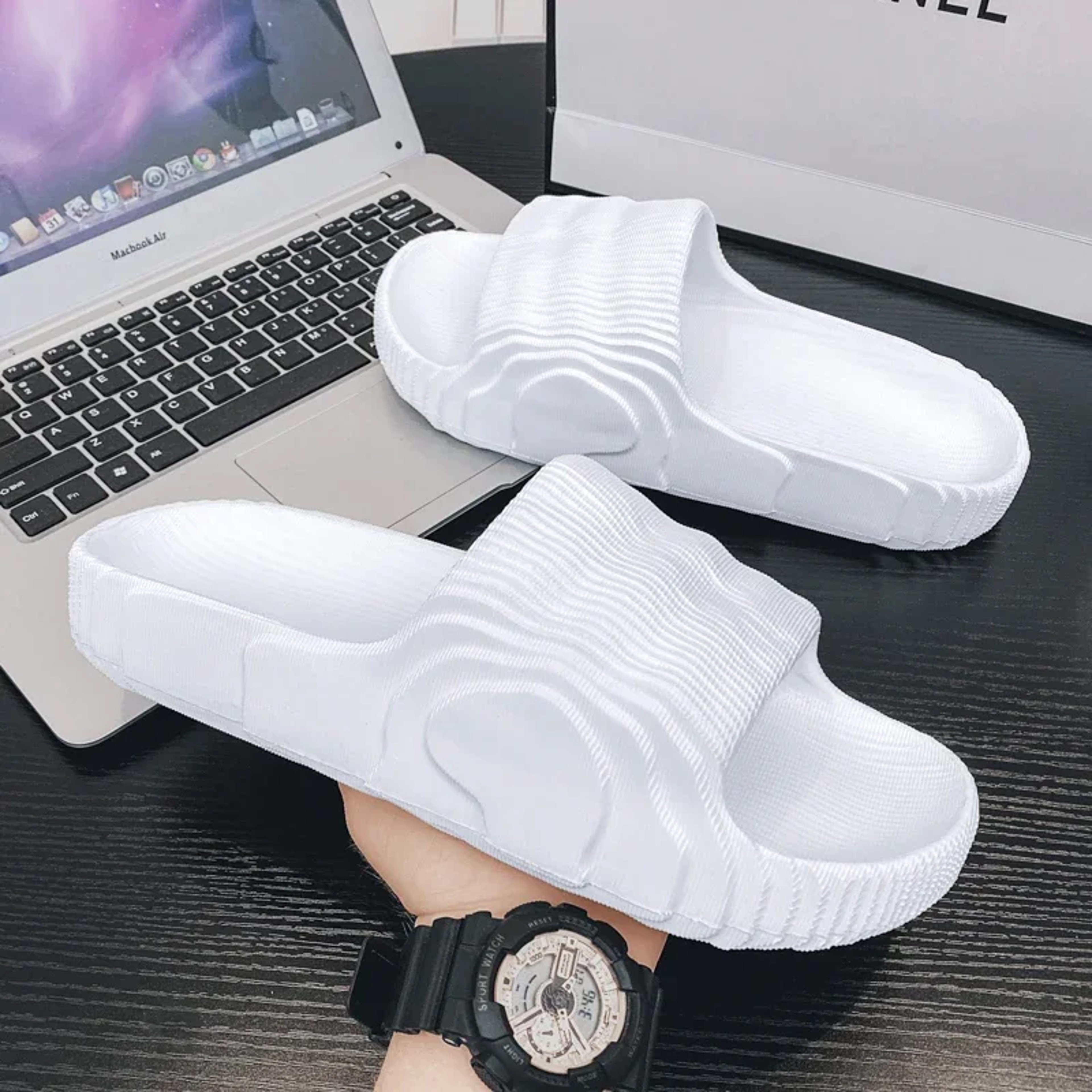 Men's Soft EVA Clog Slippers with Skid-Proof Sole and Low Heel – view 11