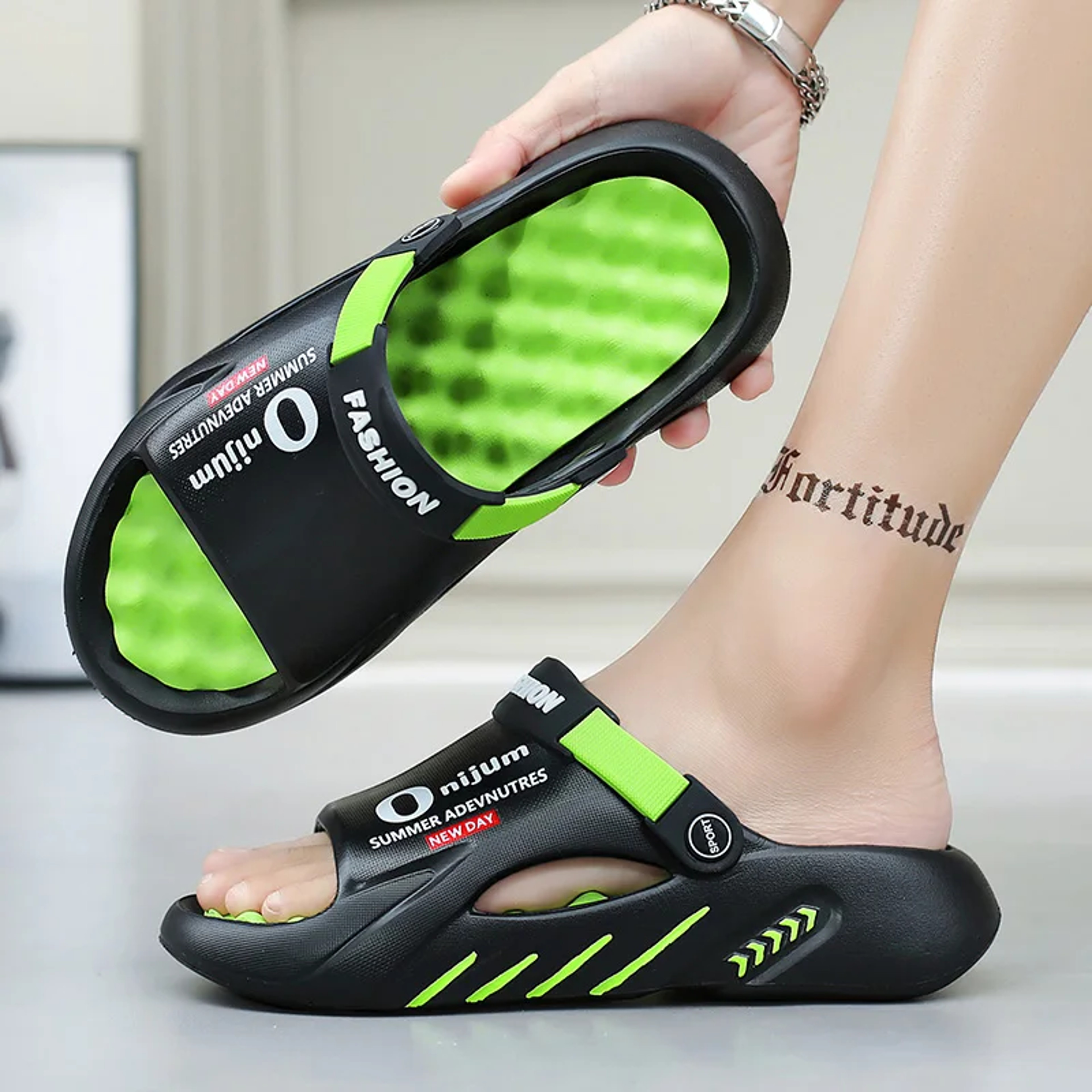 Mens EVA Clog Slippers With Low Platform Sole For Summer Outdoor Wear 10
