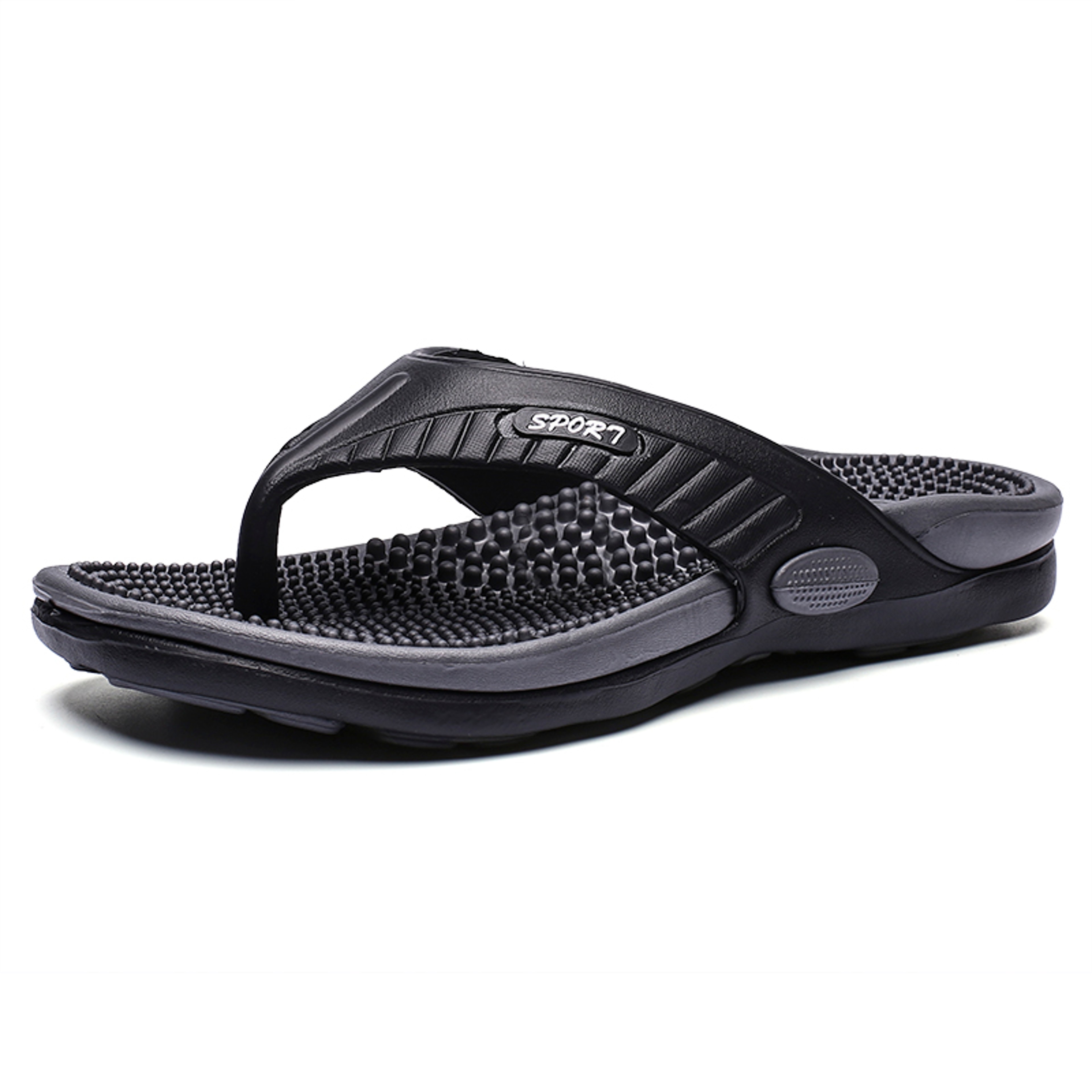 Men's EVA Massage Flip Flops with Platform Design and Low Heel – view 8