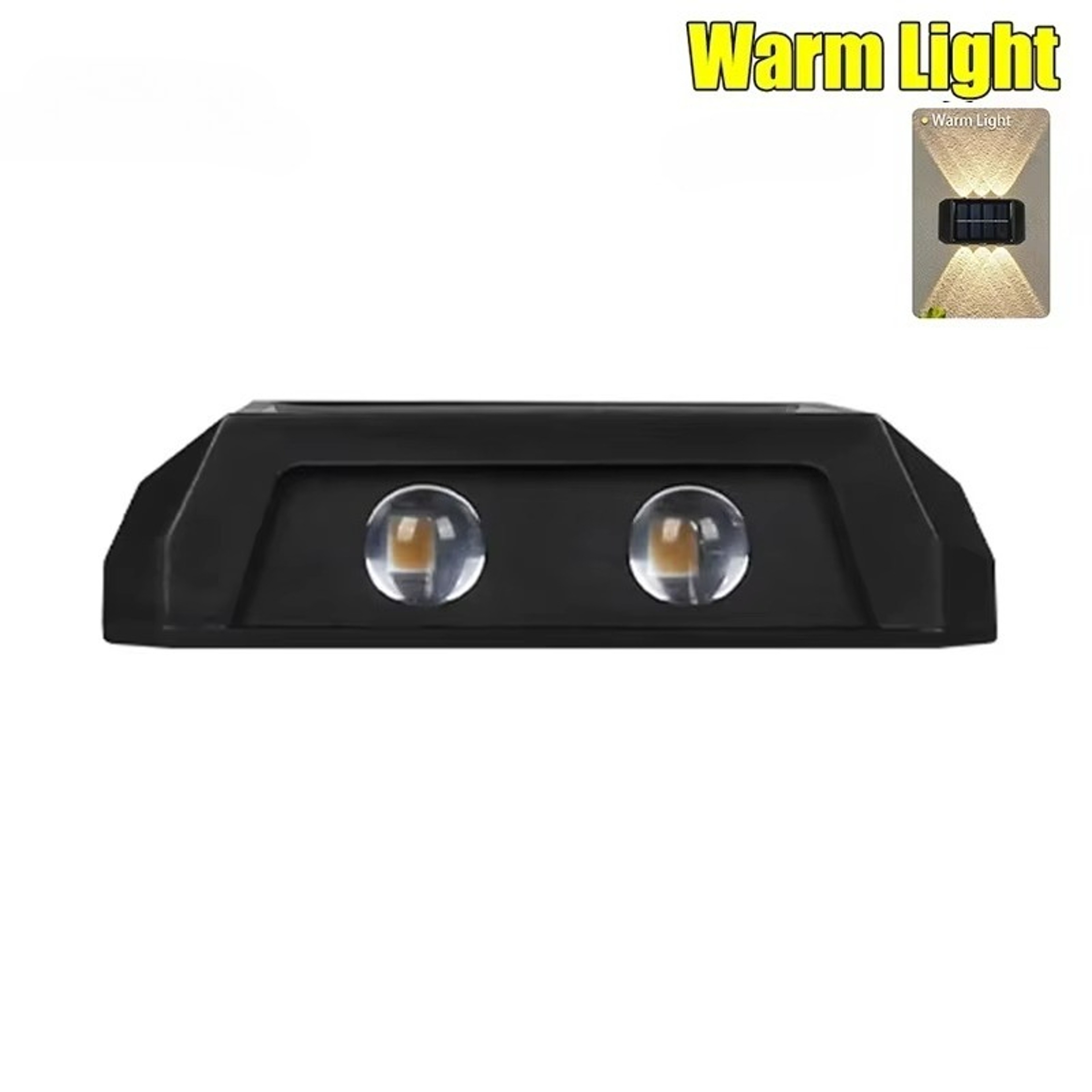 Solar LED Wall Light IP65 Waterproof Up Down Outdoor Safety Lighting 9