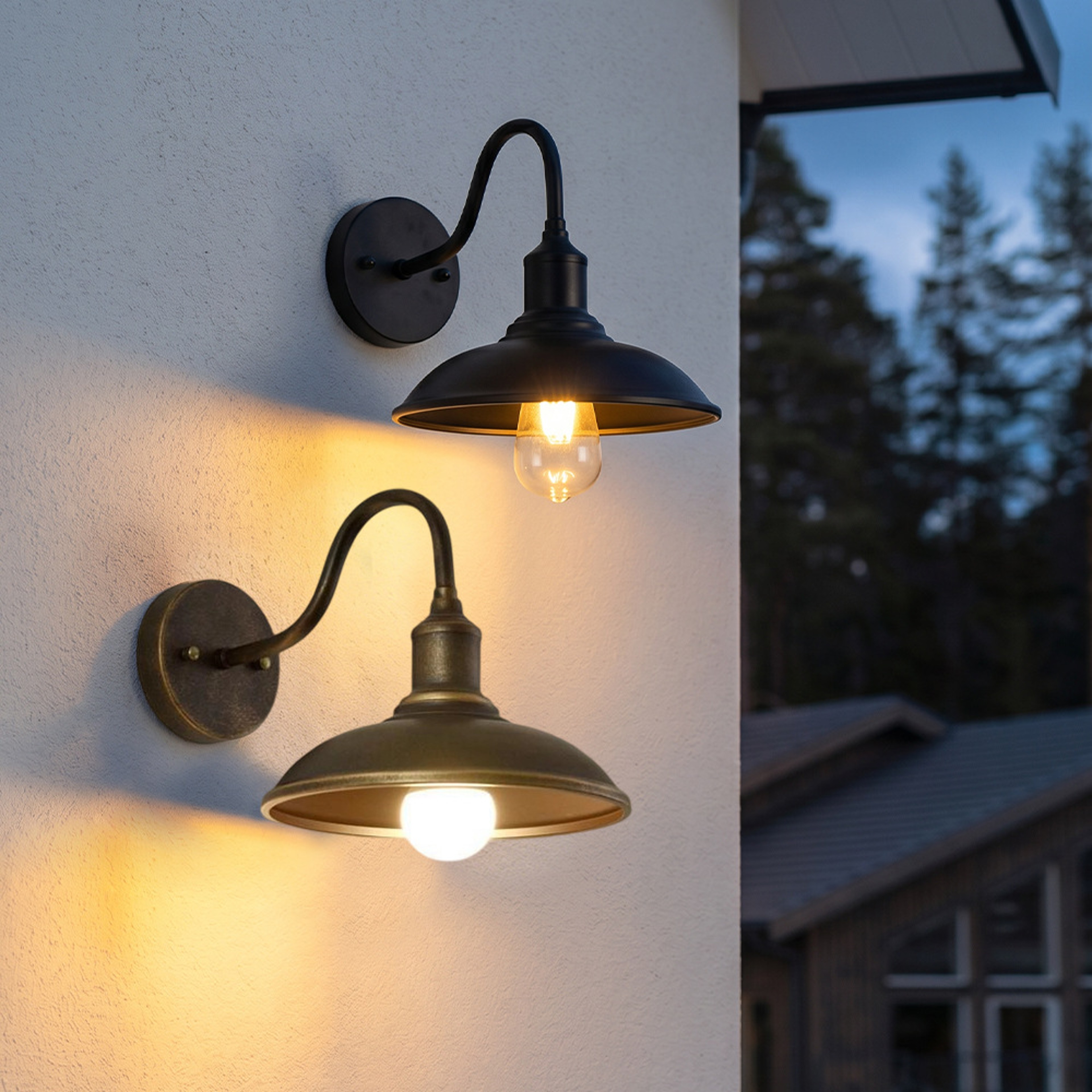 IP65 Outdoor LED Wall Lamp E27 Iron Wall Sconce 2