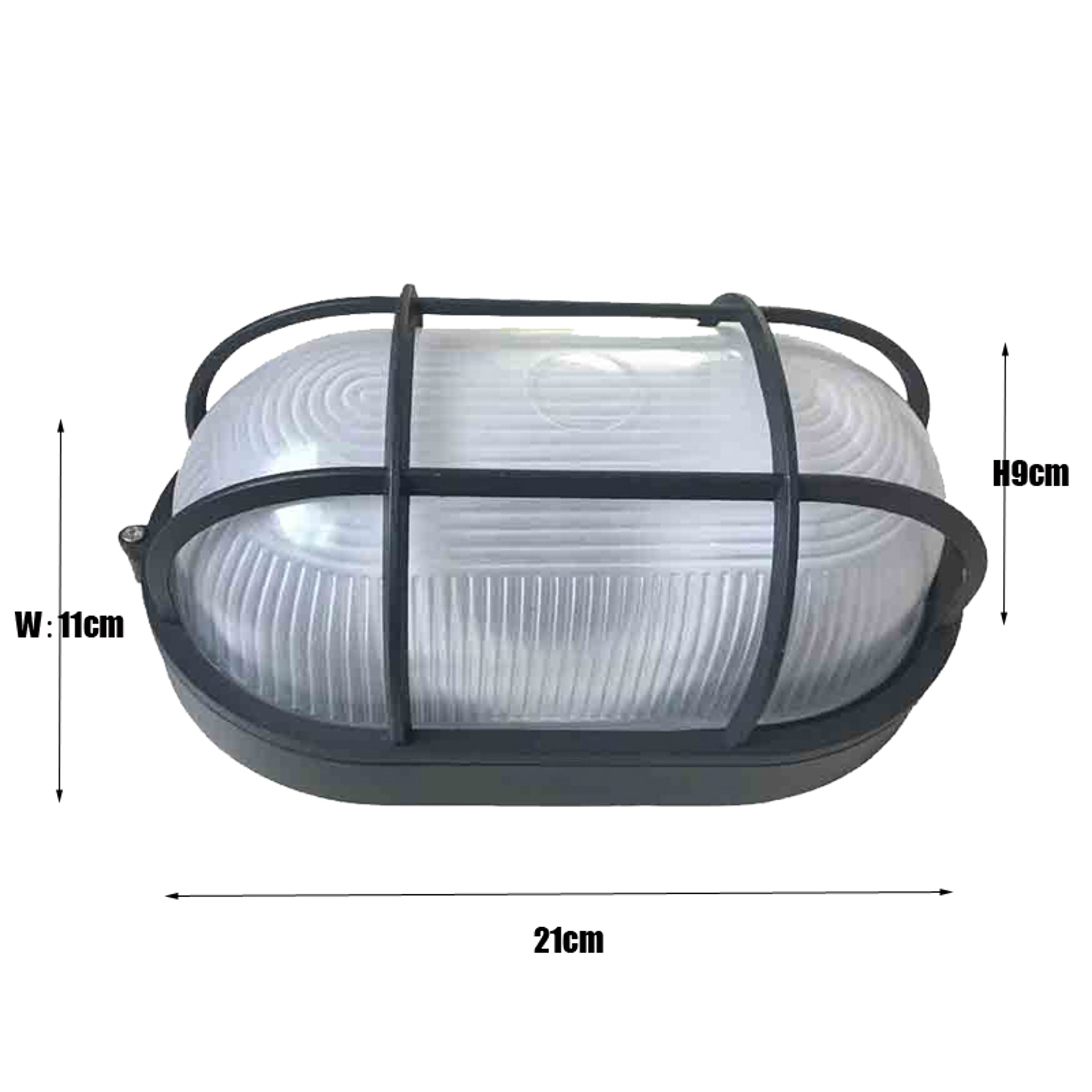 Retro Outdoor Wall Light with E27 Base and Borosilicate Glass – view 8