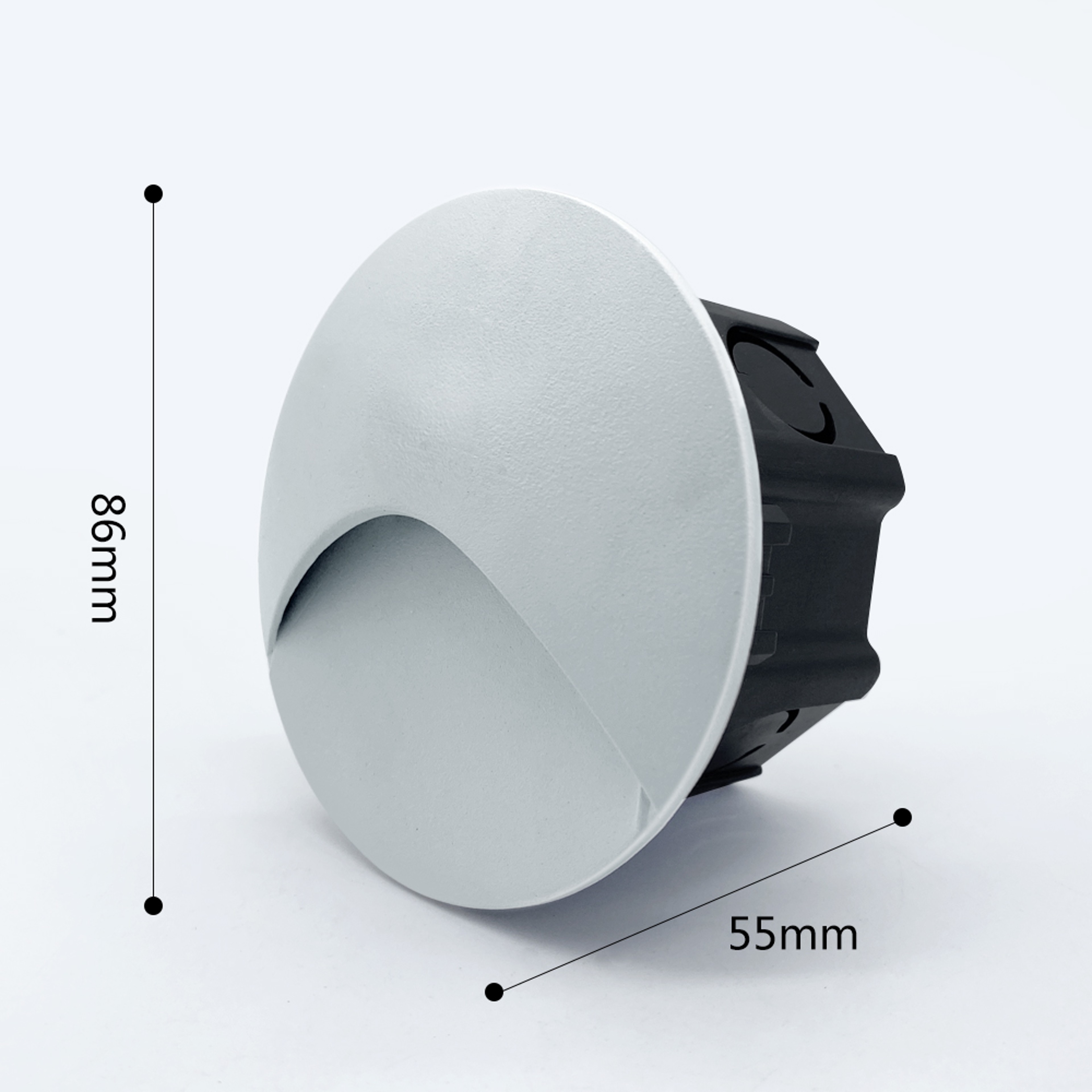Recessed LED Outdoor Step Light With Sensor IP65 Waterproof Wall Lamp 9