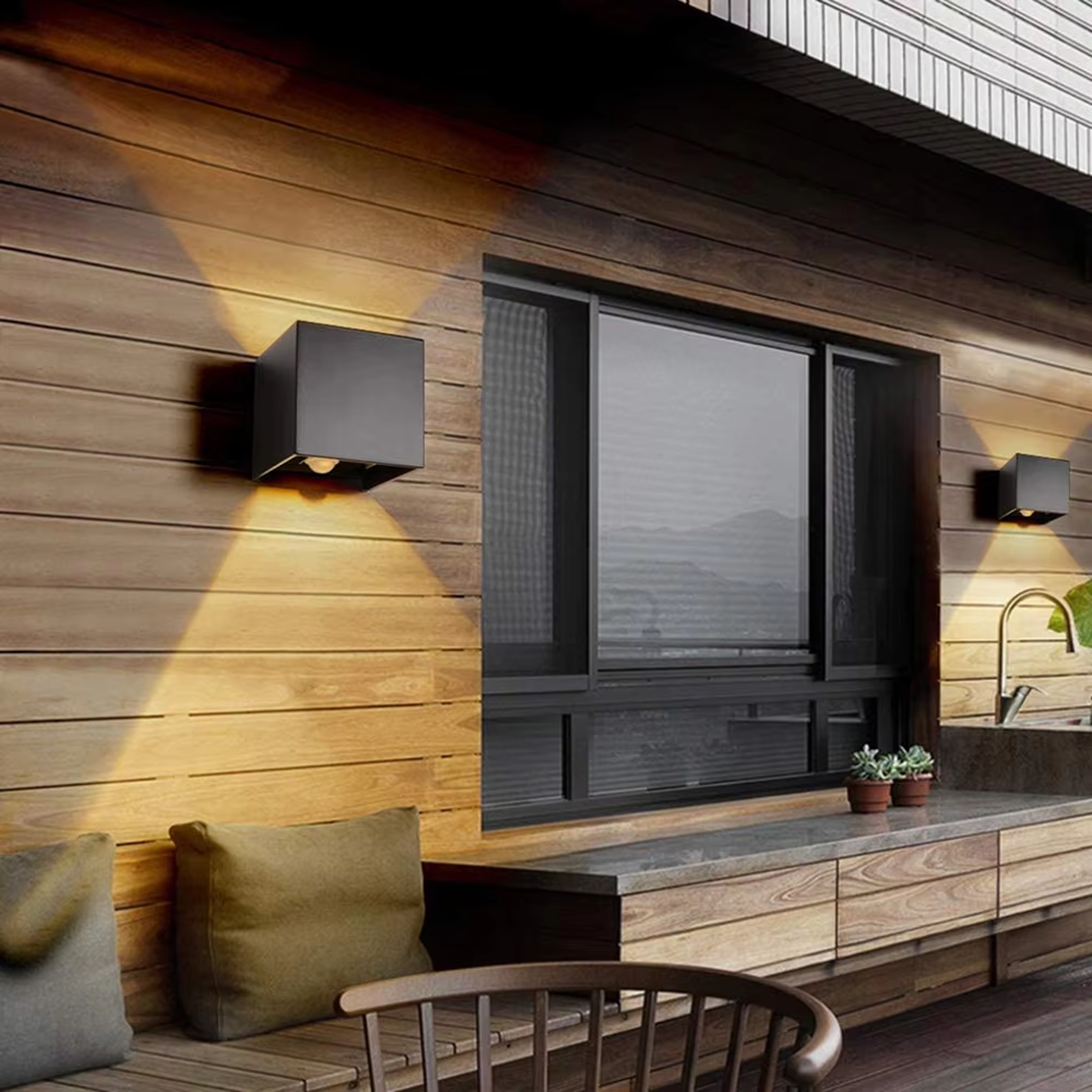 IP65 Motion Sensor LED Wall Lamp For Porch Balcony Garden And Indoor Lighting 4