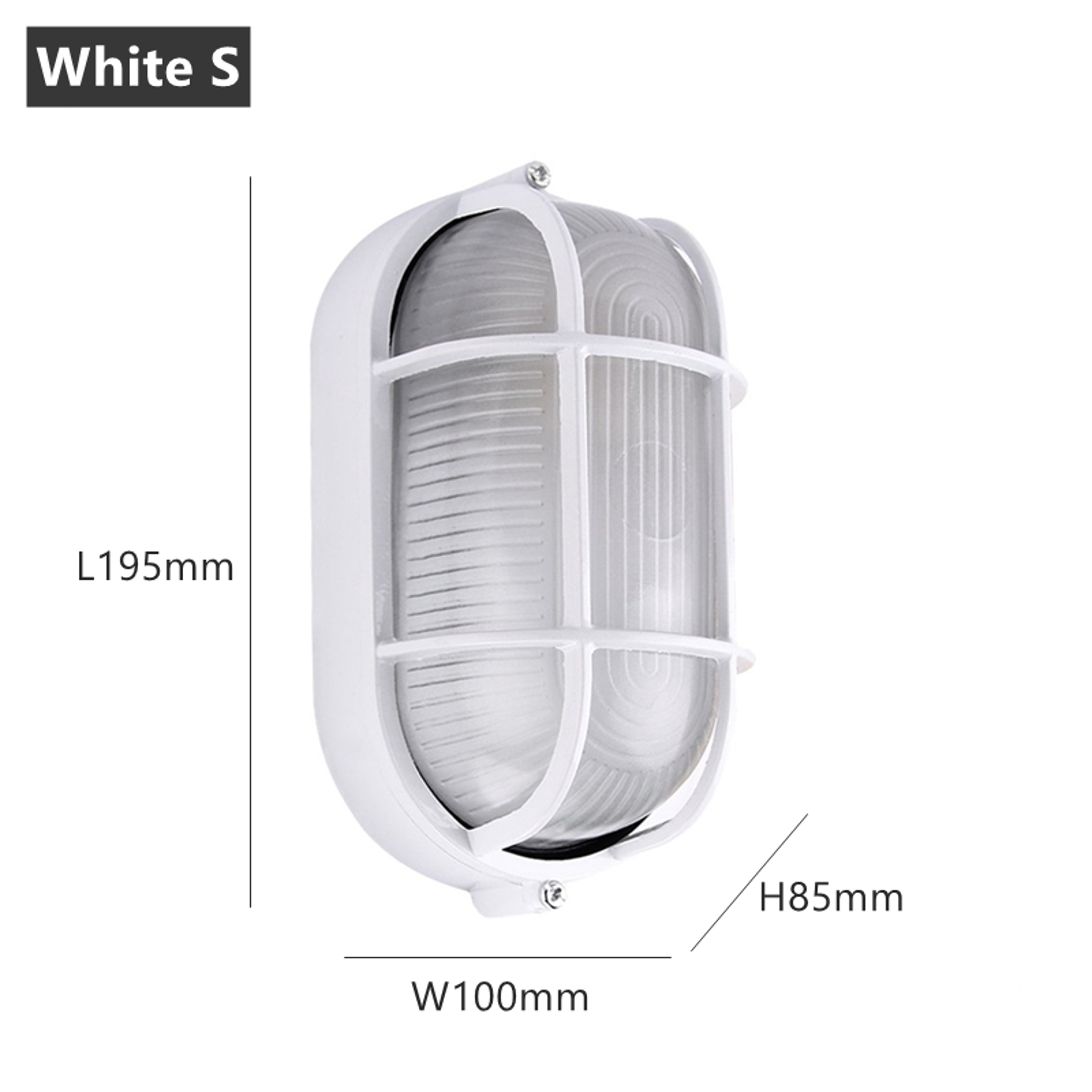 Retro E27 Outdoor Wall Light with Aluminum Body and IP54 Protection – view 10
