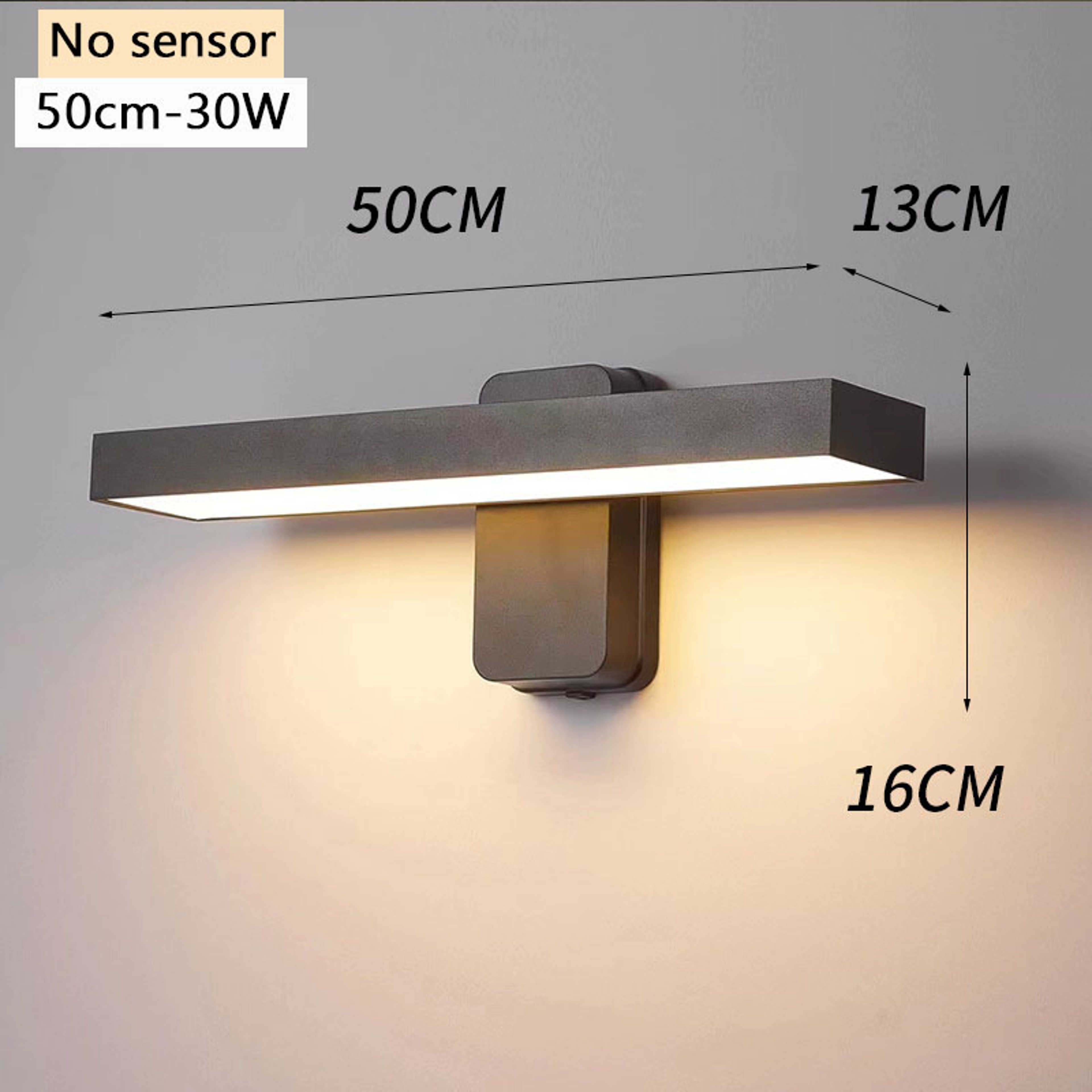 LED Outdoor Wall Light with Motion Sensor IP65 Waterproof Rotatable Aluminum Design – view 8