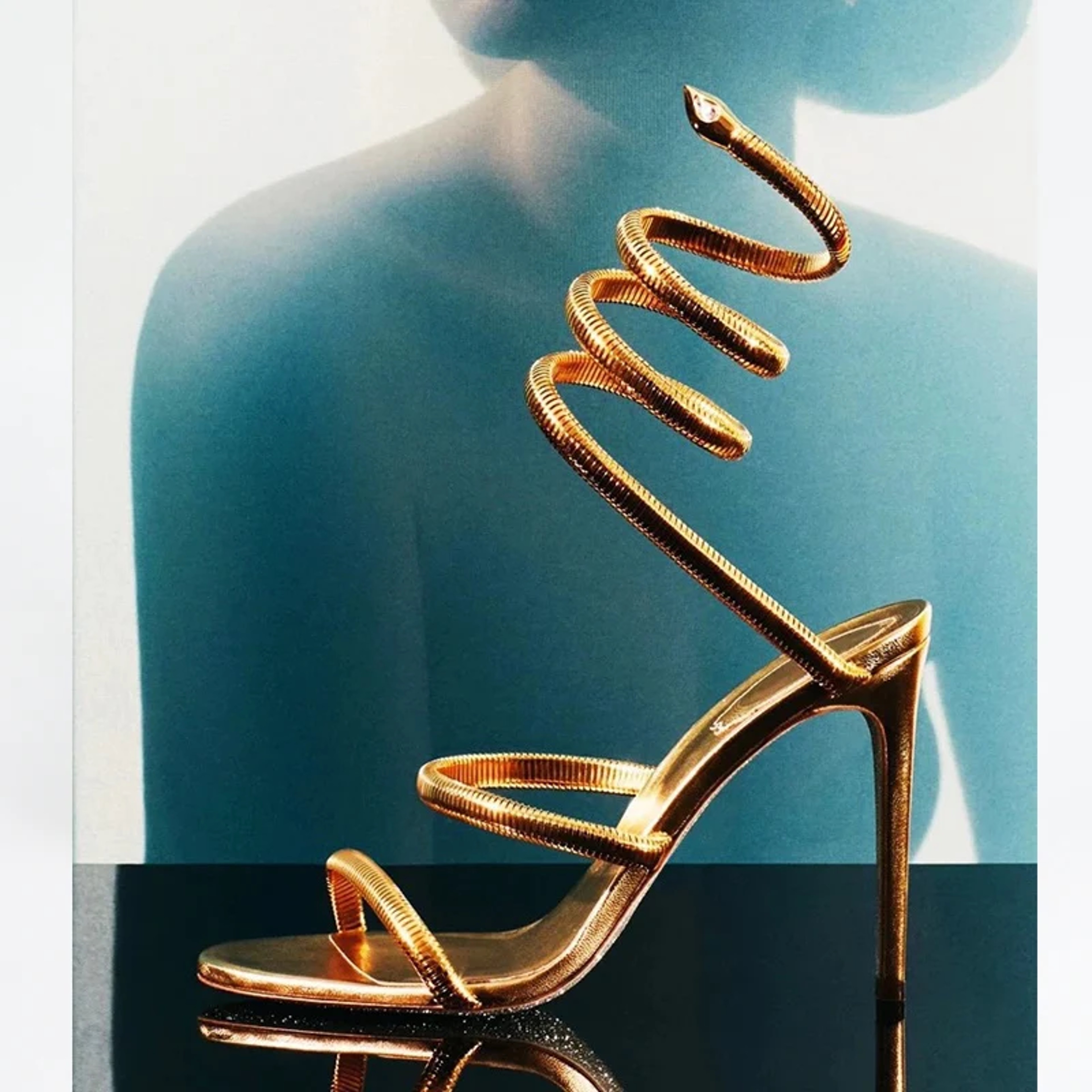 Womens Open Toe High Heel Sandals With Ankle Strap And Platform 4