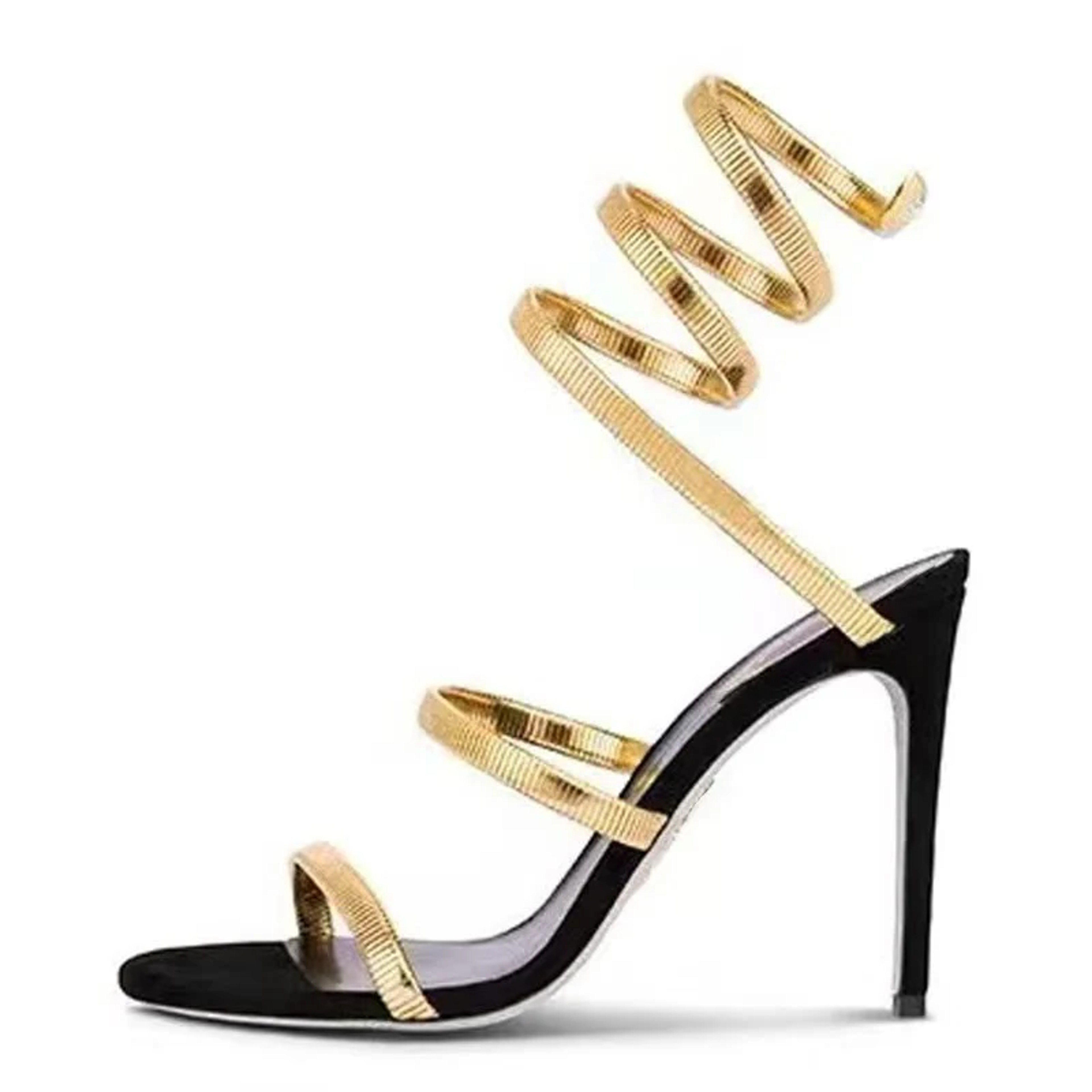 Womens Open Toe High Heel Sandals With Ankle Strap And Platform 6