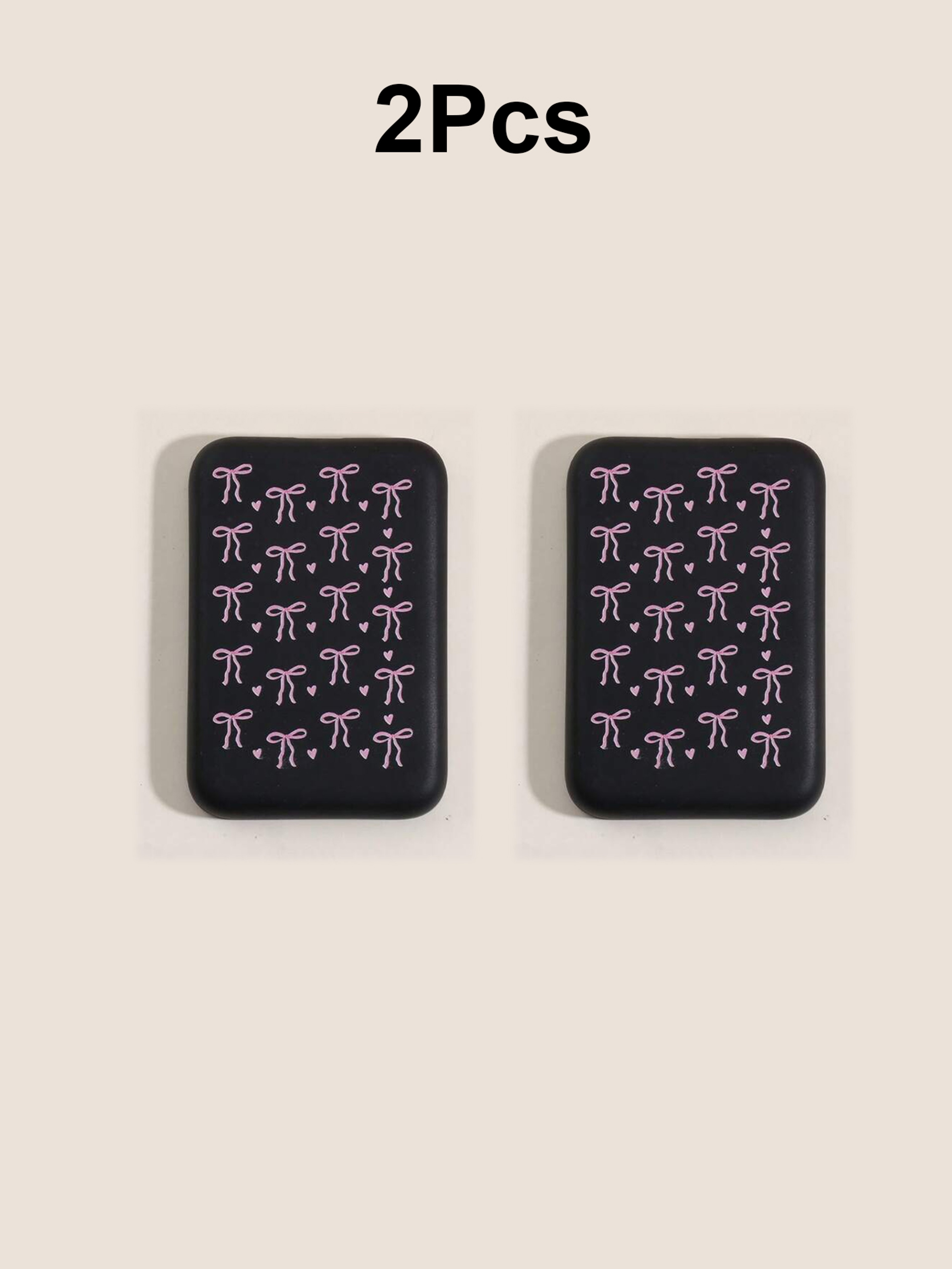 3 Piece Bow Print MagSafe Power Bank TPU Protective Case Set – view 9