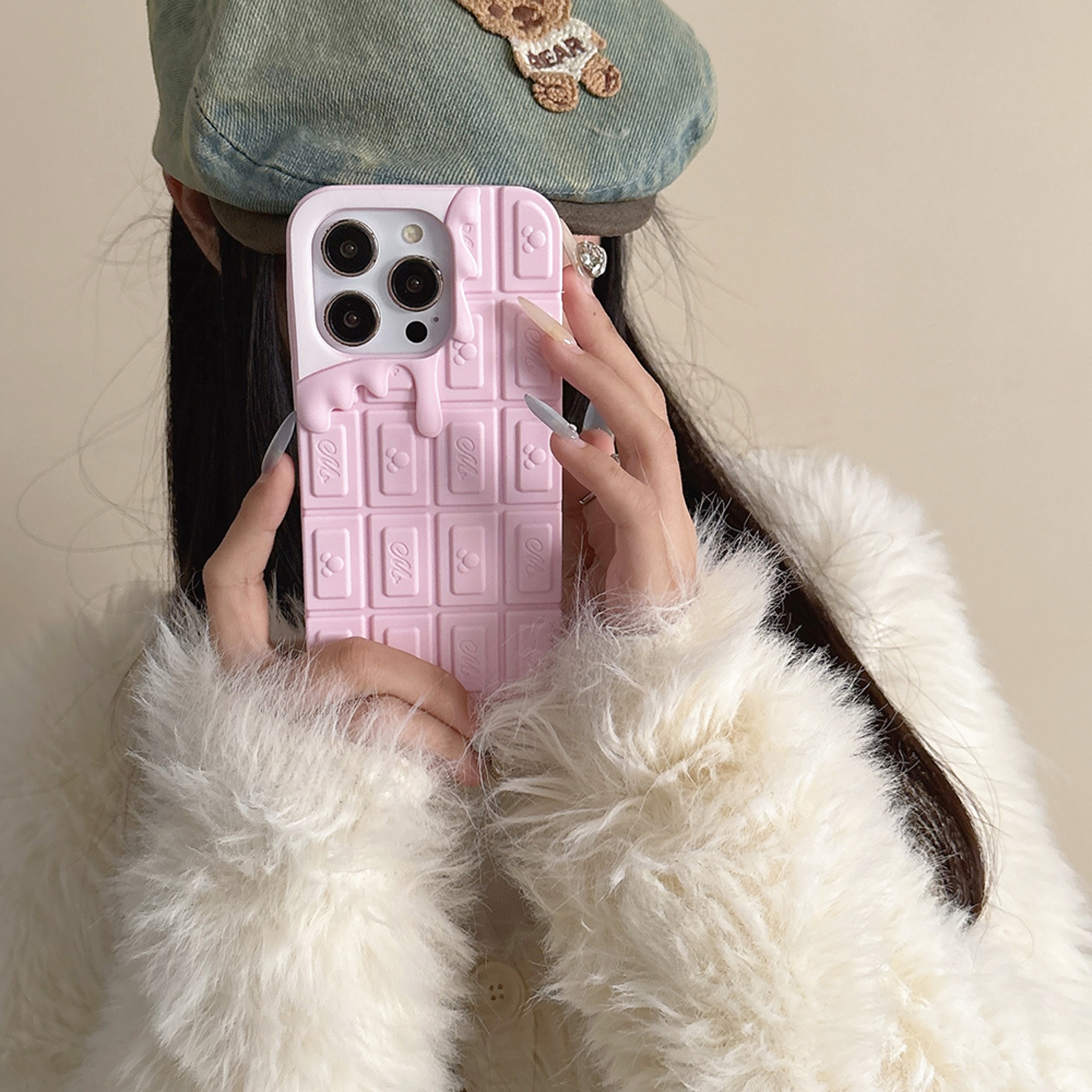 Cartoon Mouse Chocolate Ice Cream Soft Silicone IPhone Case 5