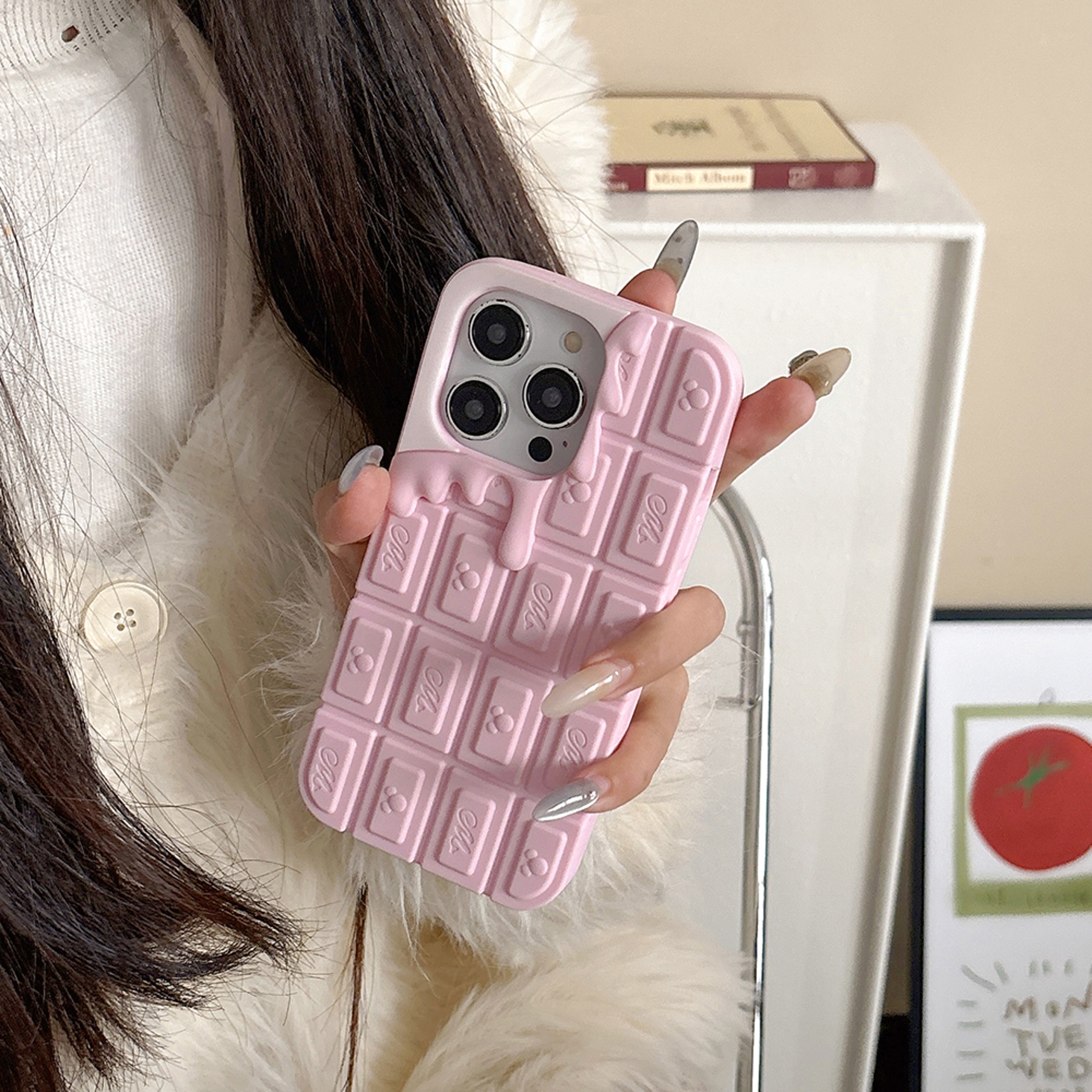 Cartoon Mouse Chocolate Ice Cream Soft Silicone IPhone Case 3