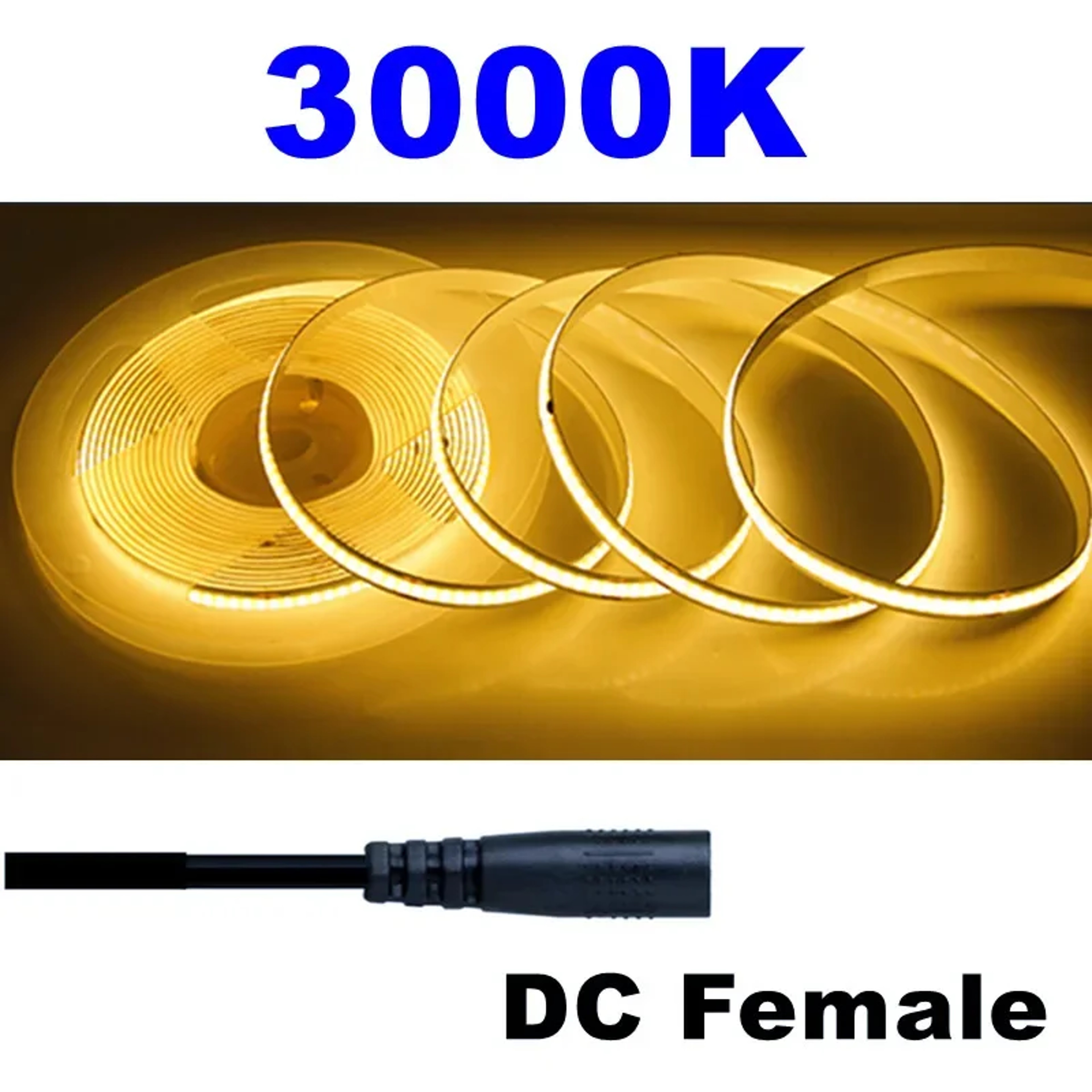 COB LED Strip Light 12V 24V High Density Flexible Tape Light 11