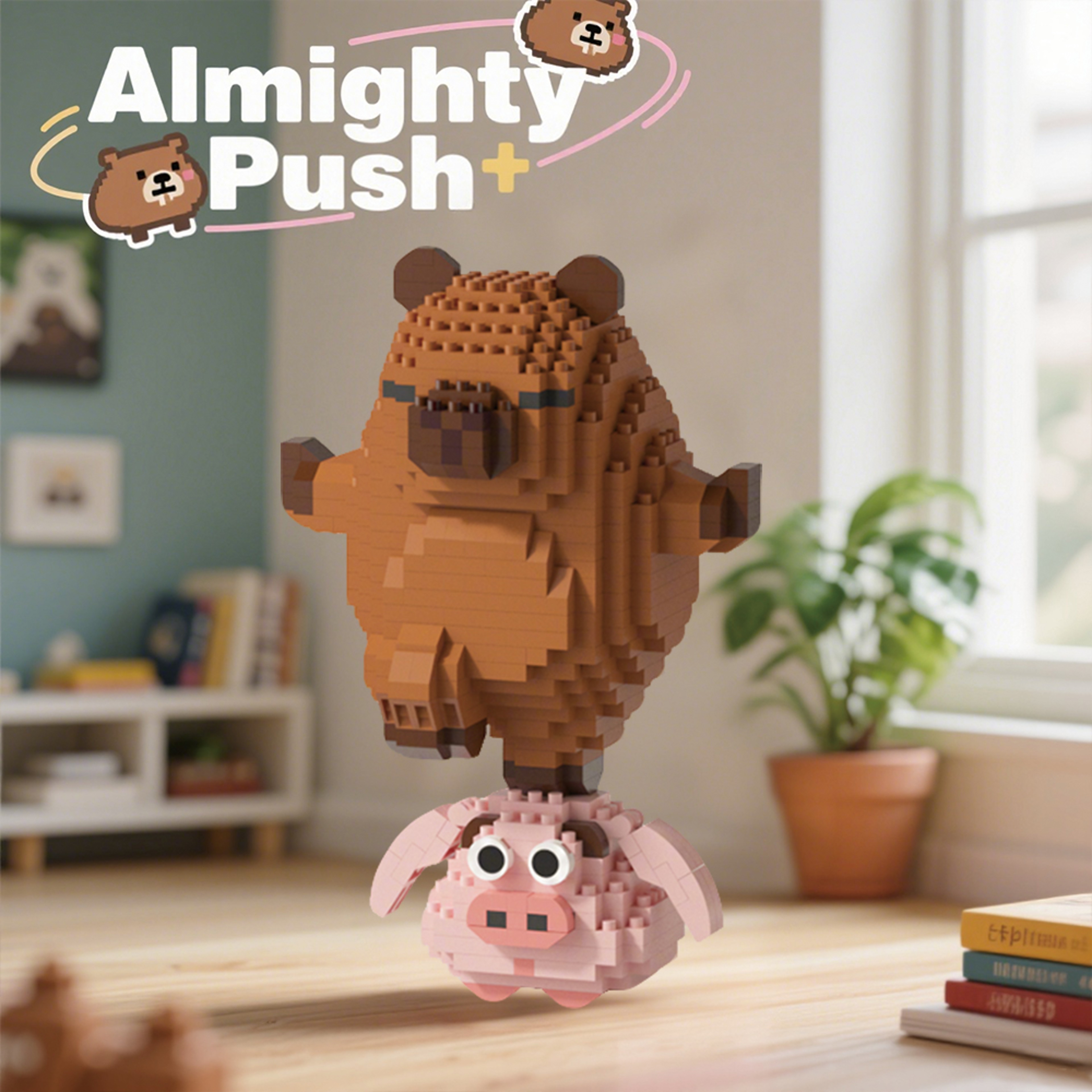 Capybara Micro Building Blocks DIY SelfLocking Model Set 8