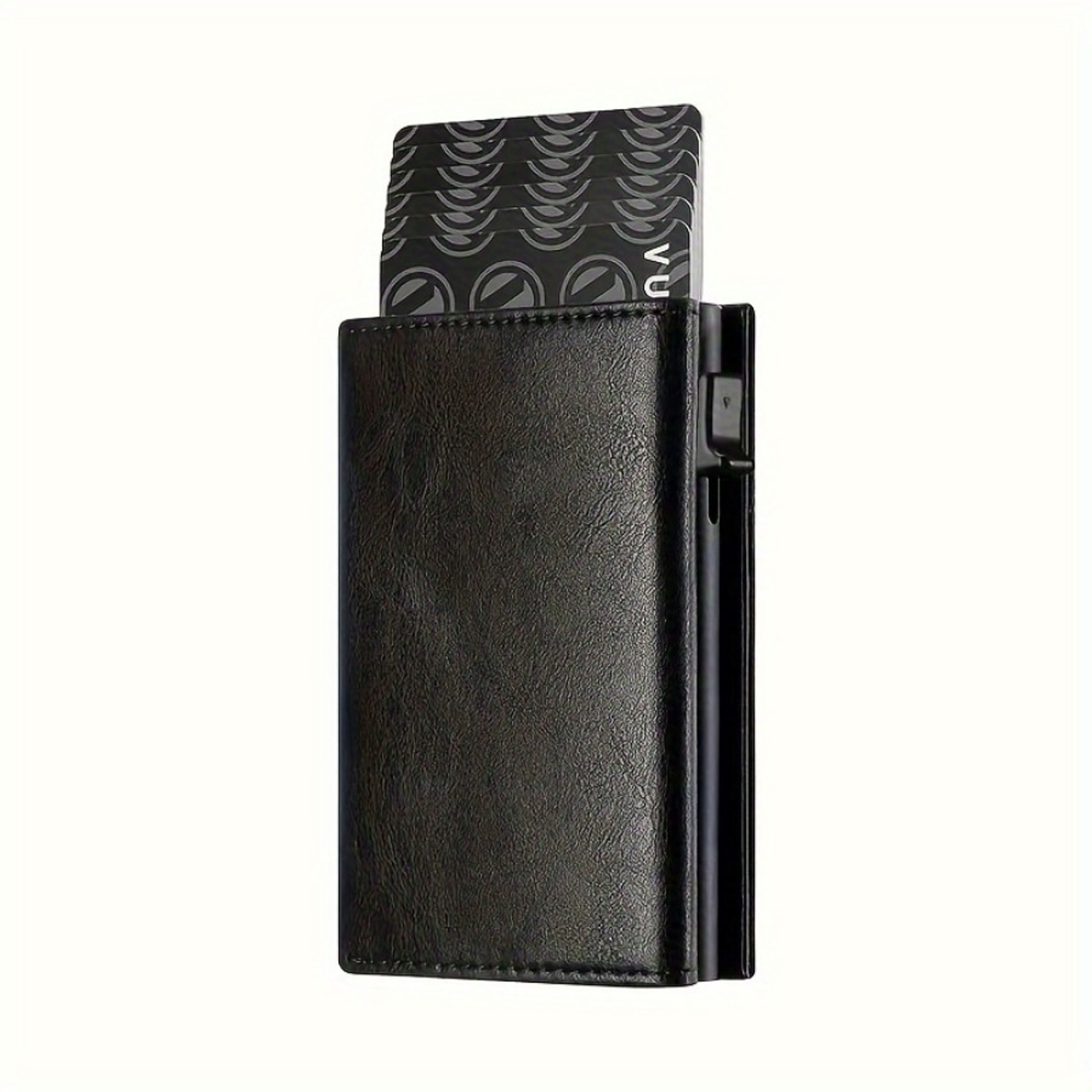Men's RFID Blocking Wallet with Pop Up Card Holder and Zipper Coin Pocket – view 10
