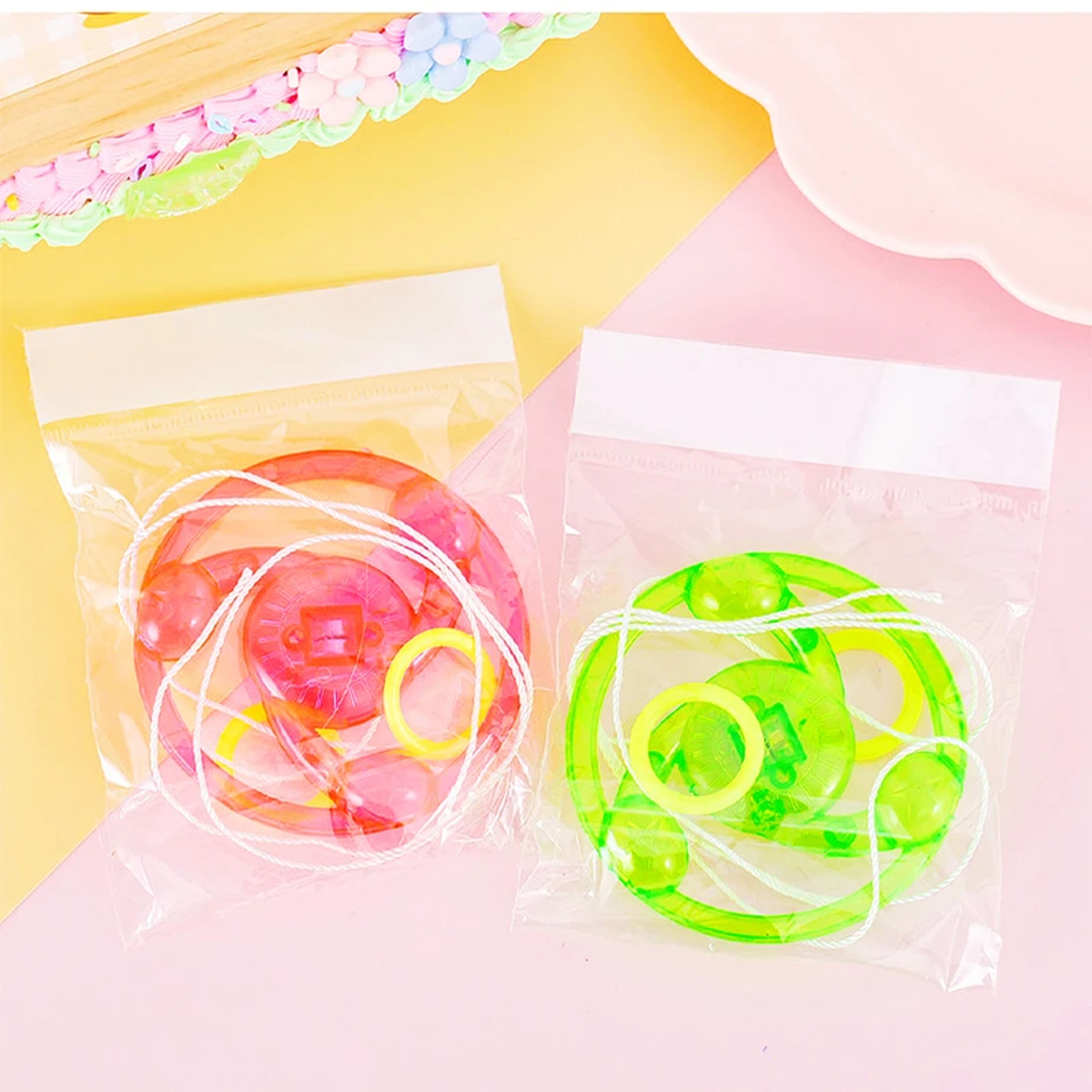 6 Piece Hand Pull Light Up Flywheel Toys For Party Favors And Prizes 5