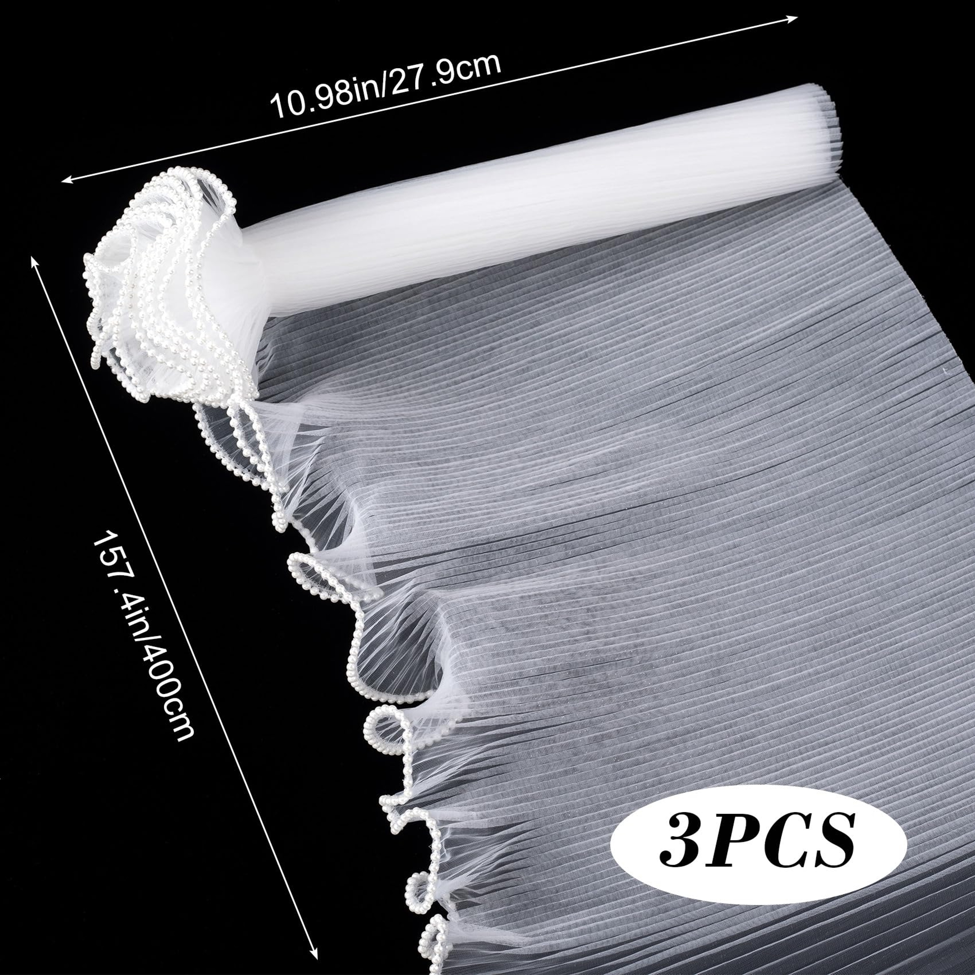 Pearl Edge Mesh Flower Wrapping Paper for Bouquets and Gifts – view 7