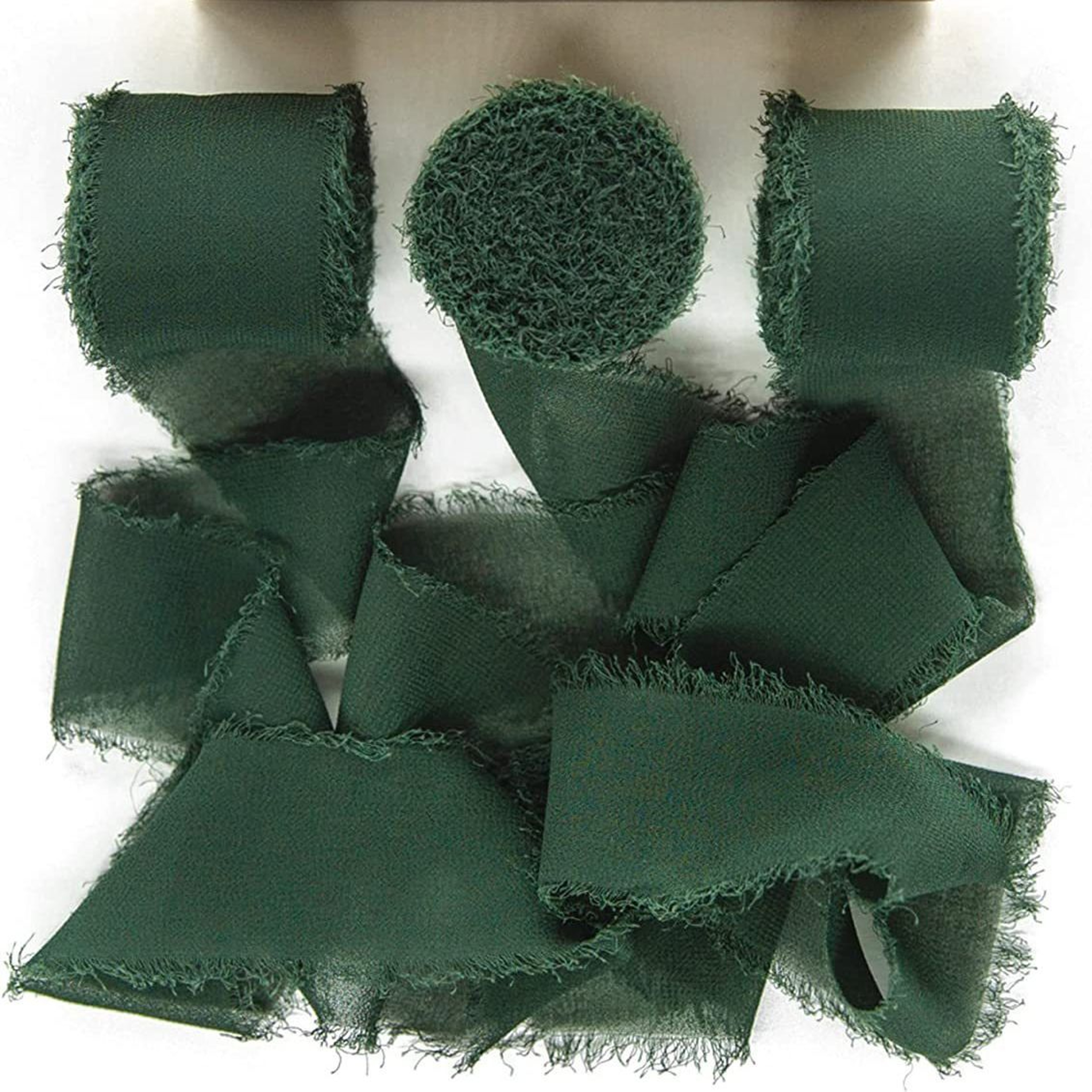 Frayed Edge Polyester Ribbon 1 Inch Wide 3 Piece Set for Weddings Bouquets and DIY Decor – view 6
