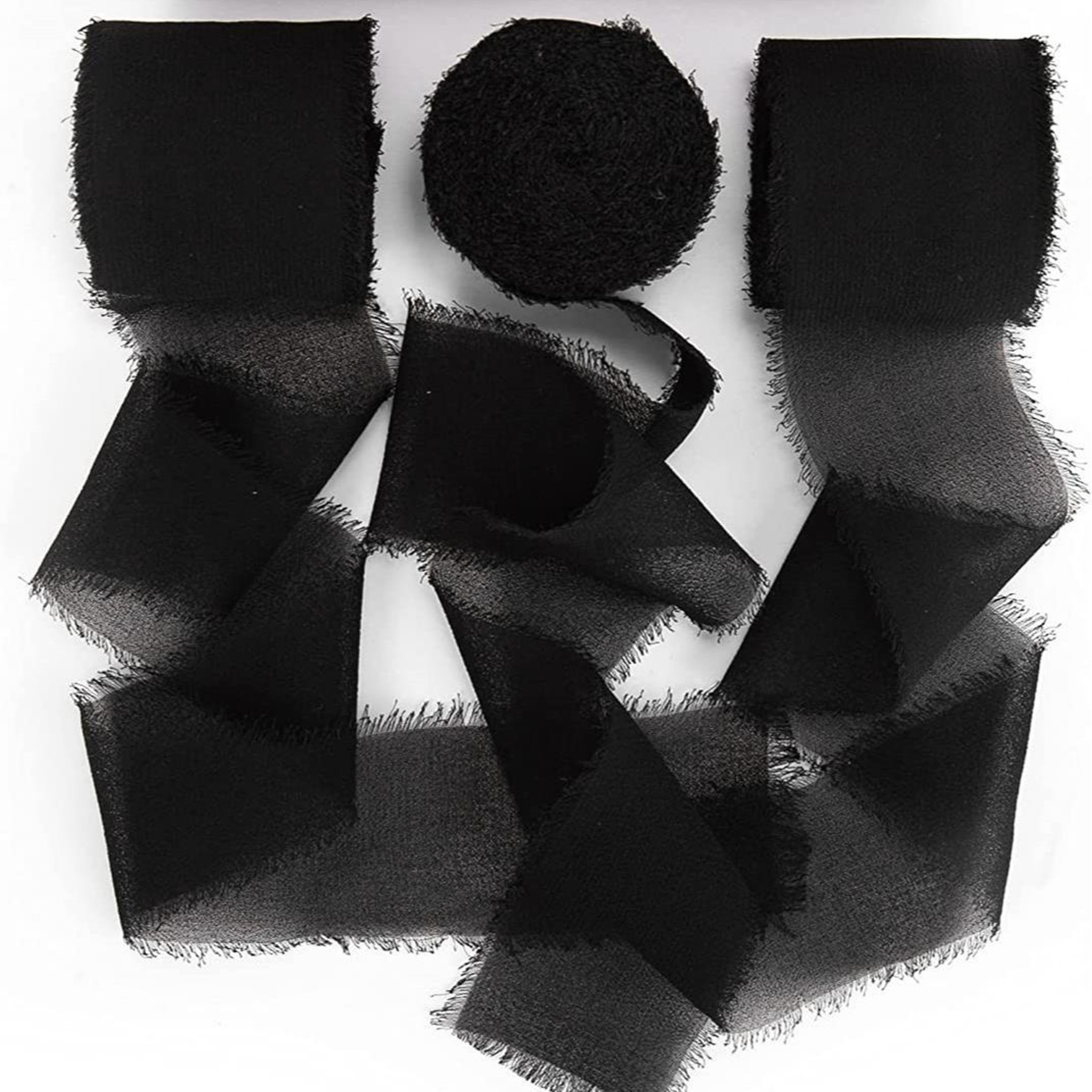 Frayed Edge Polyester Ribbon 1 Inch Wide 3 Piece Set for Weddings Bouquets and DIY Decor – view 32