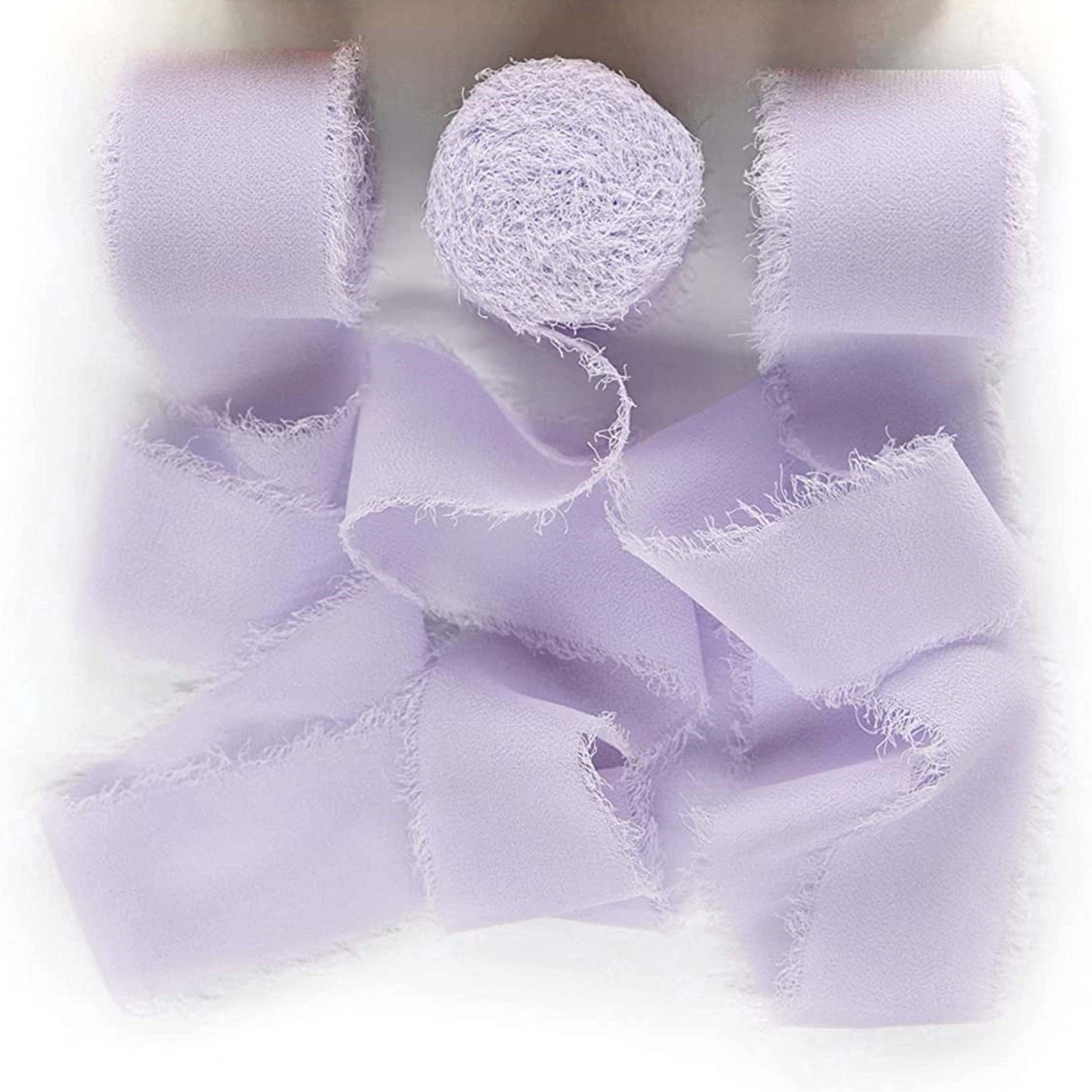 Frayed Edge Polyester Ribbon 1 Inch Wide 3 Piece Set for Weddings Bouquets and DIY Decor – view 49