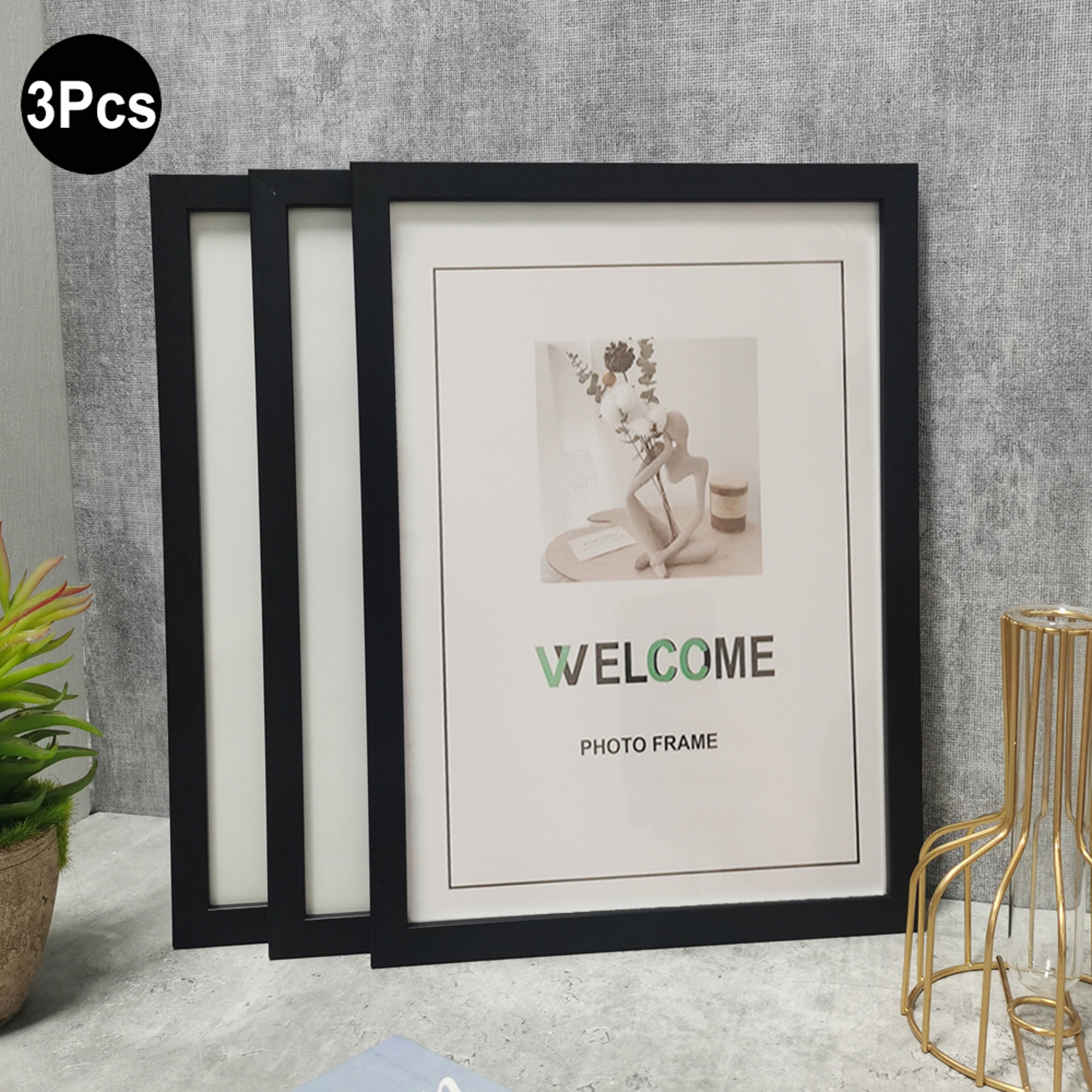 Rustic Brown MDF Picture Frame for Wall or Tabletop Photo Display – view 12