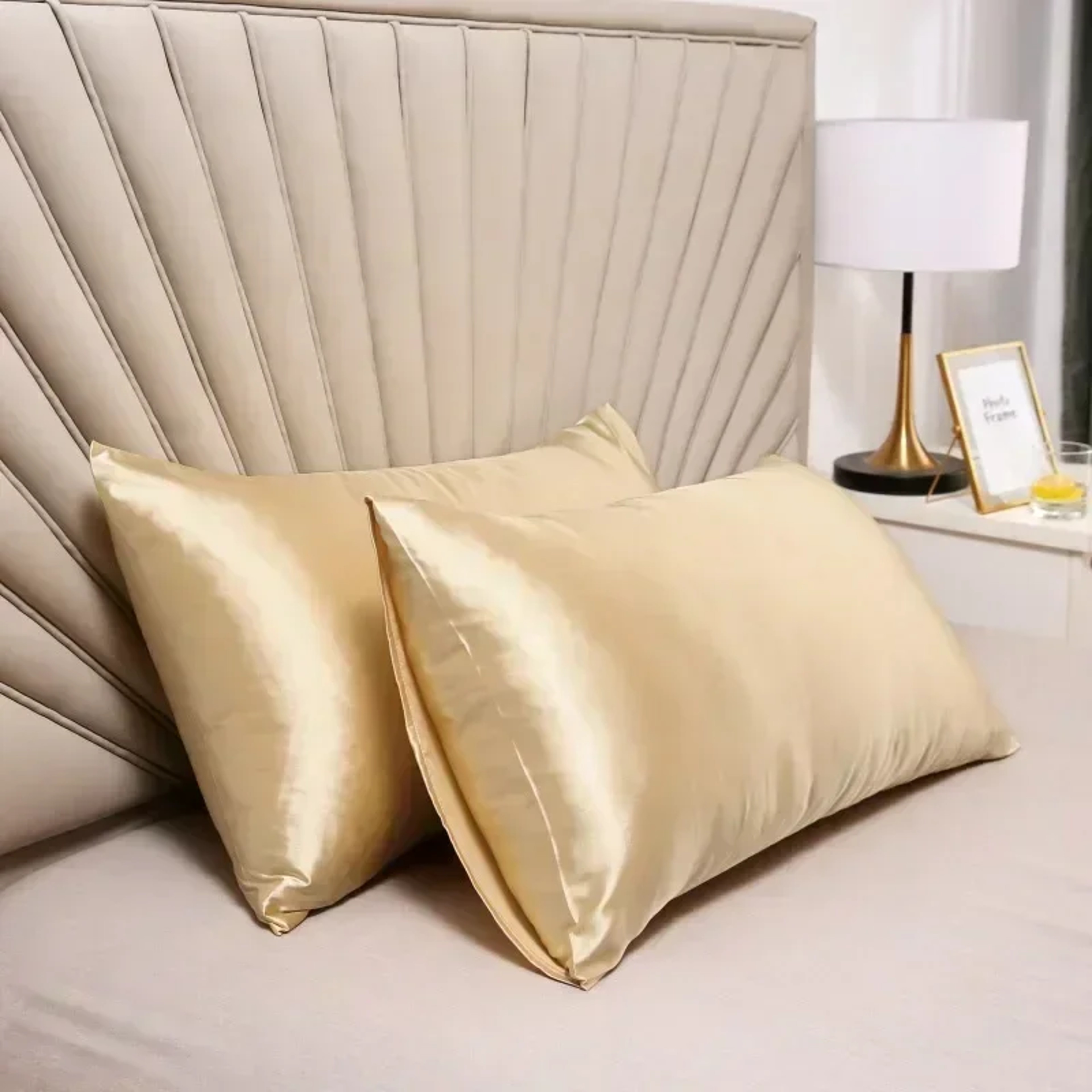 Polyester Cotton Solid Pillowcase For Home Bedding 5