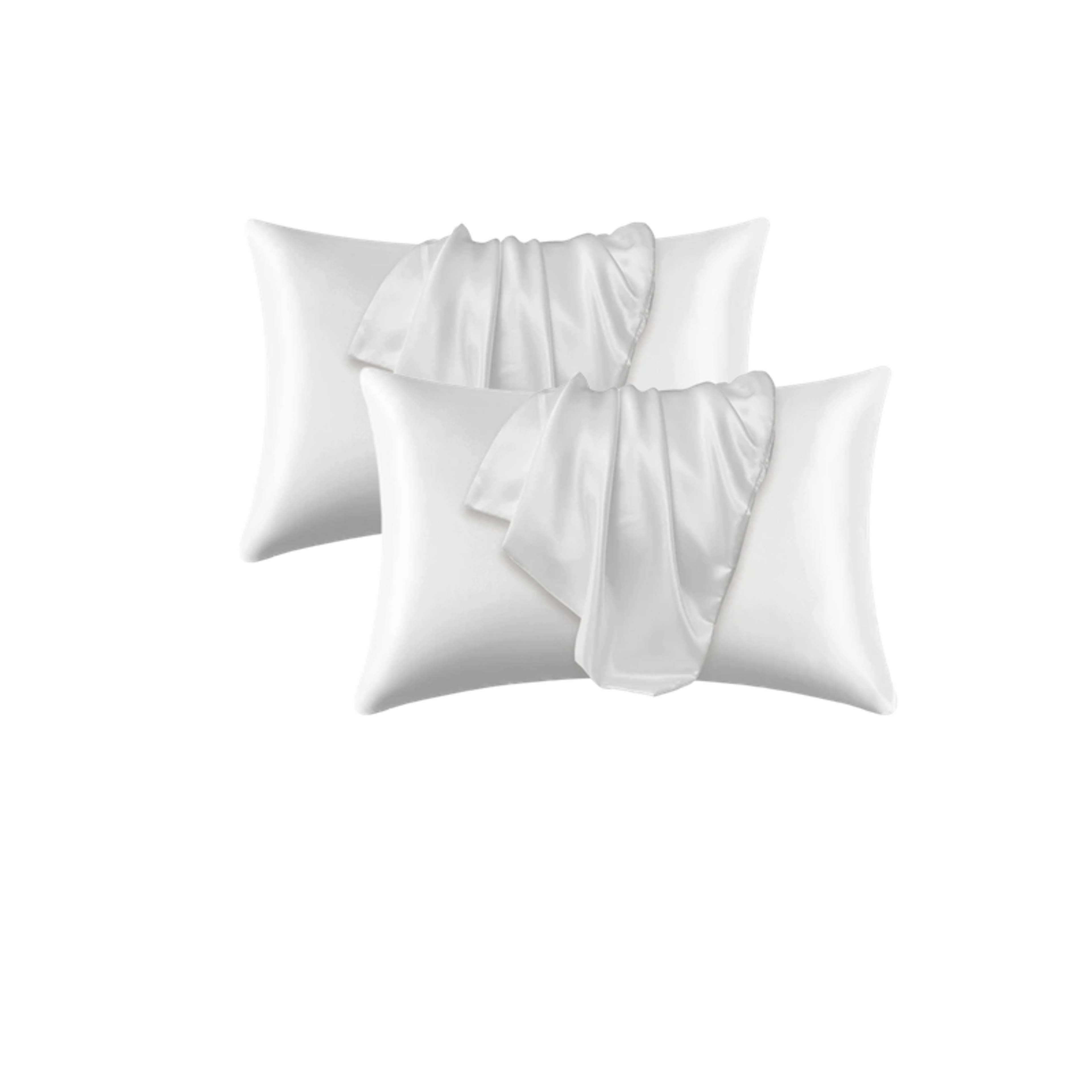 Silky Satin Pillowcase Polyester Cotton Solid Pillow Cover For Standard And Queen Pillows 19