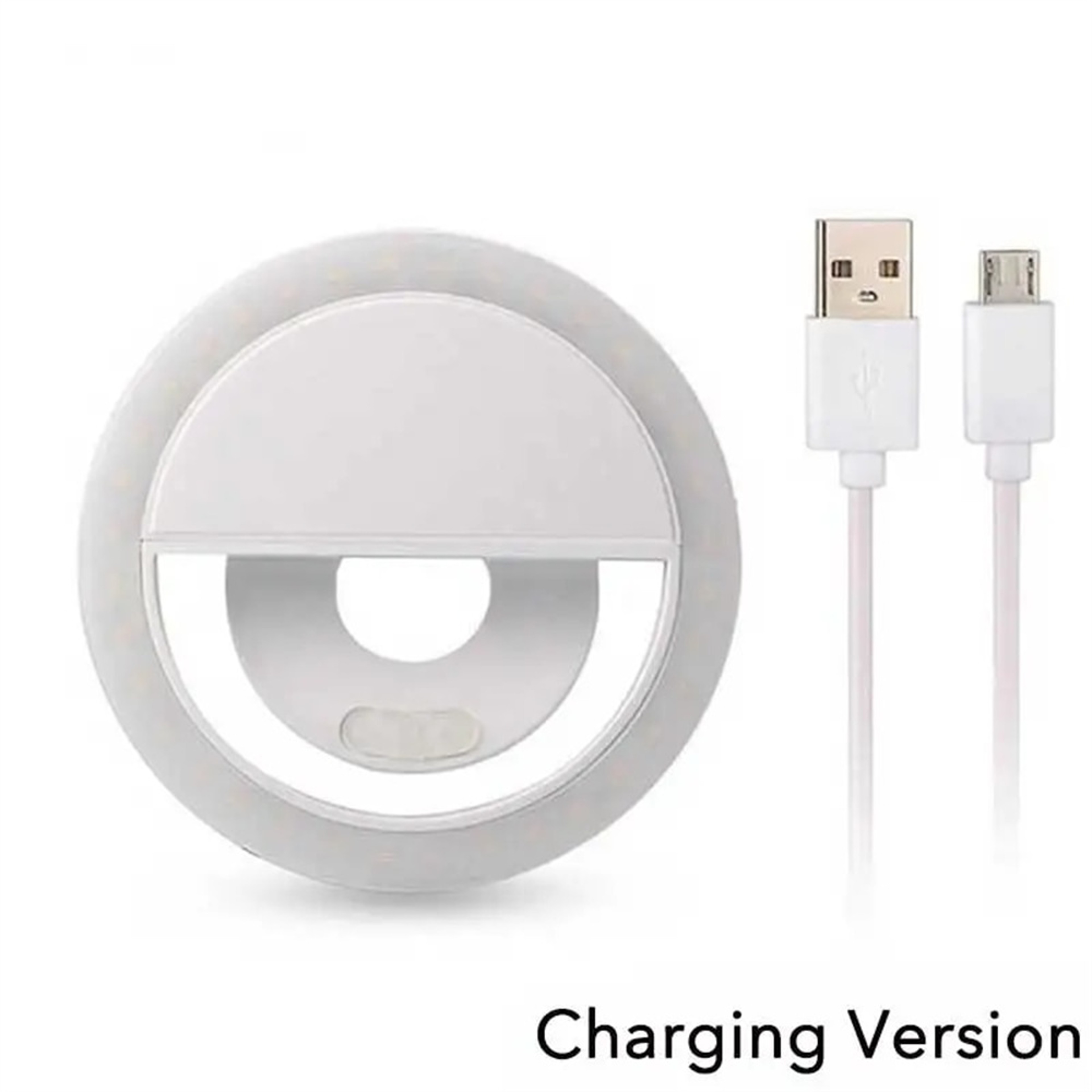 Portable Rechargeable LED Selfie Ring Light For Phone Videos Makeup And Live Streaming 8
