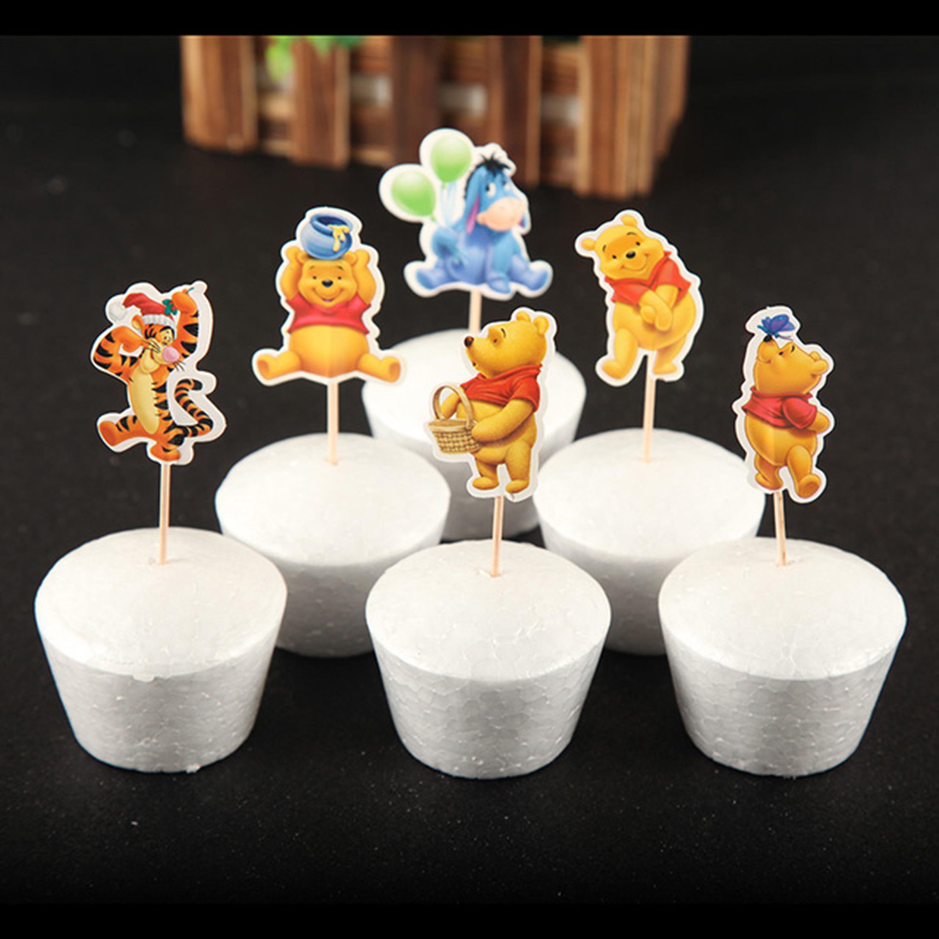 Cartoon Bear Birthday Party Tableware And Decoration Set 21
