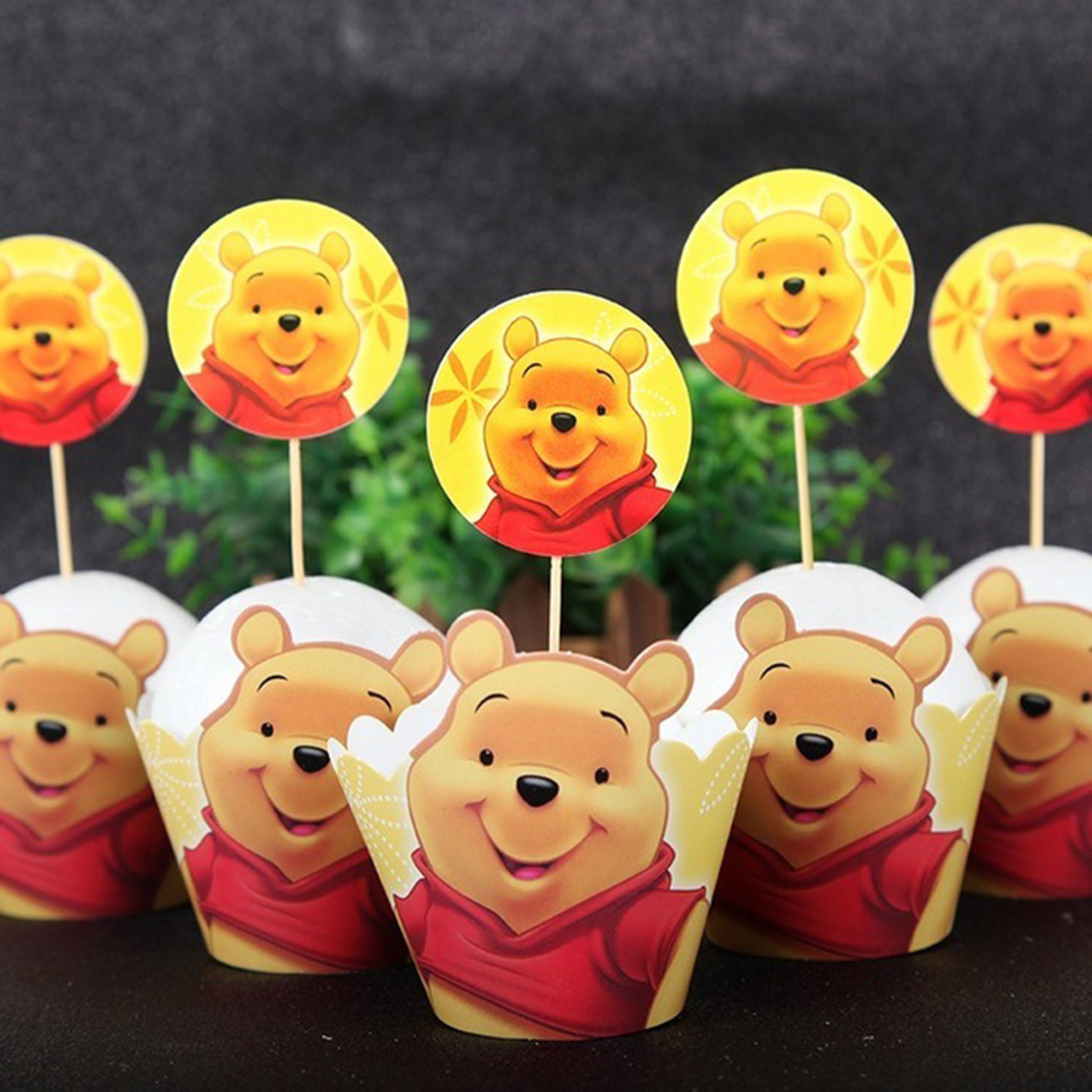 Cartoon Bear Birthday Party Tableware And Decoration Set 22