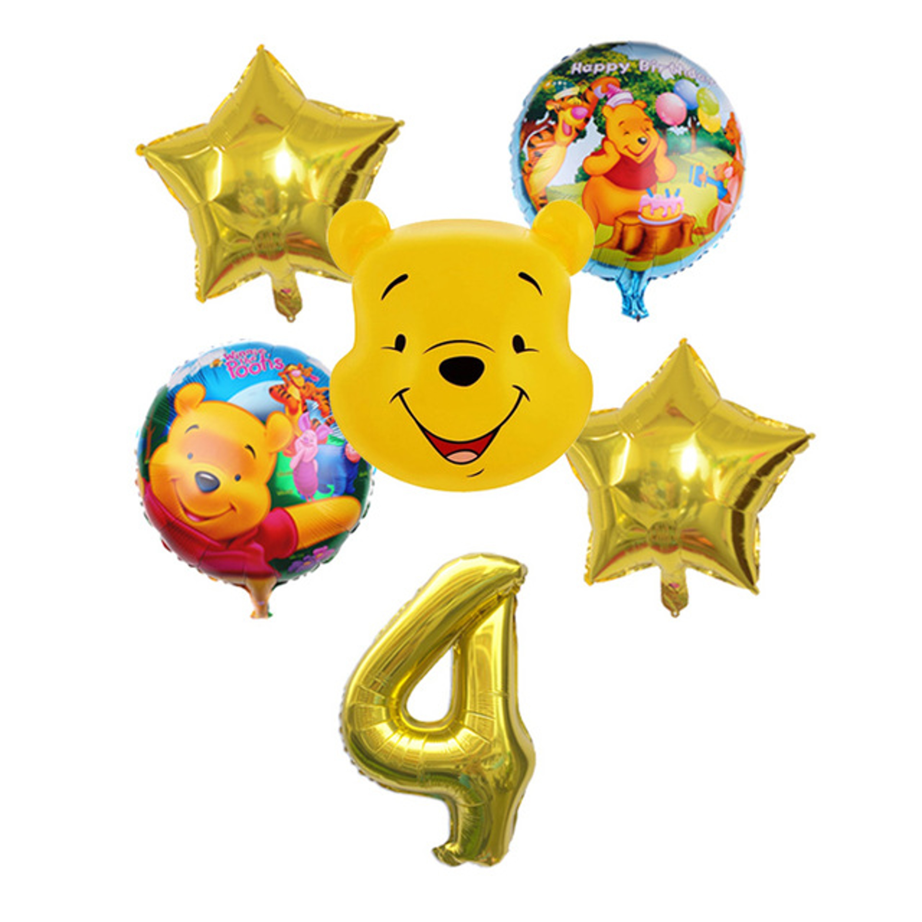 Cartoon Bear Birthday Party Tableware And Decoration Set 28