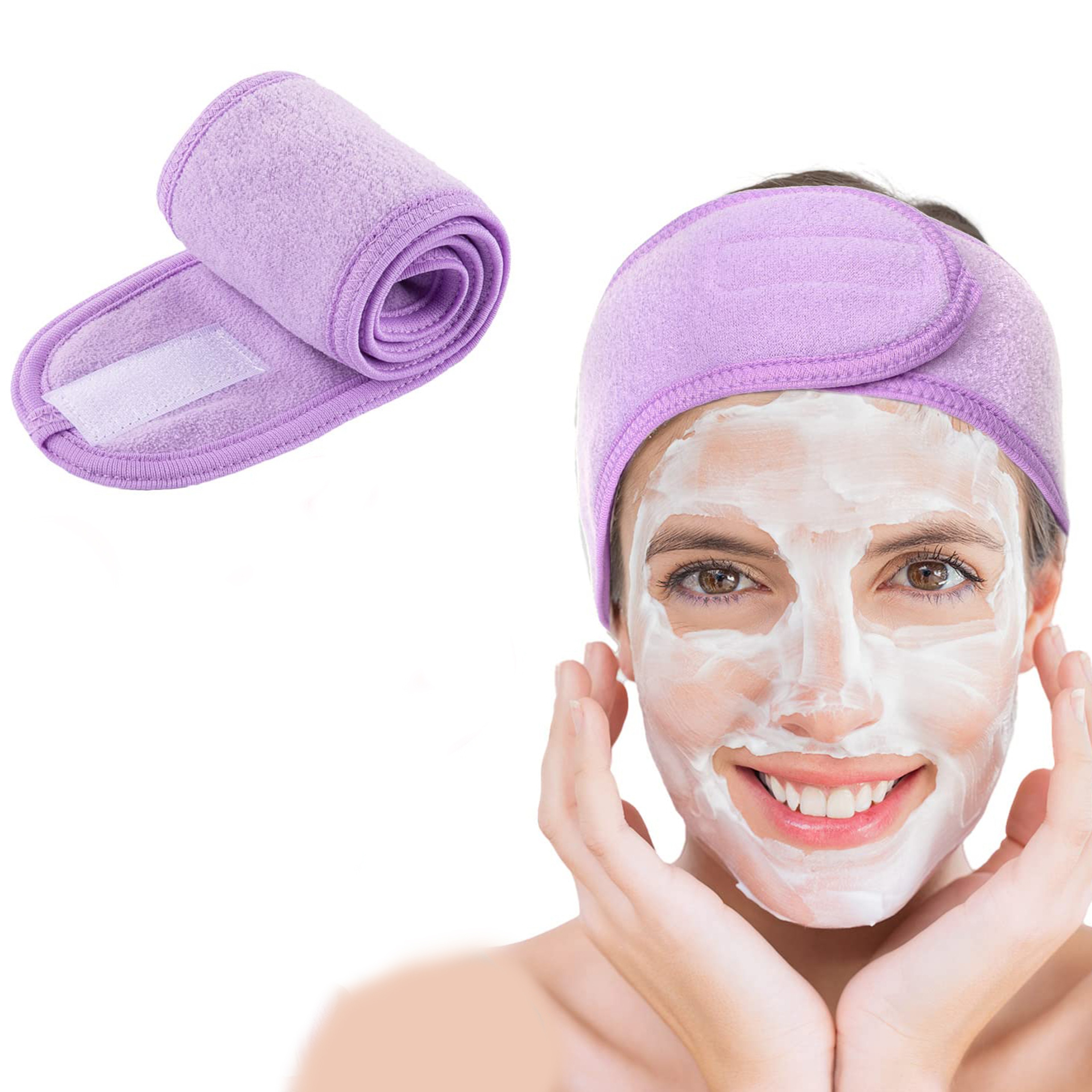 Adjustable Wide Headband For Makeup Face Wash Yoga Sports Spa And Shower 0