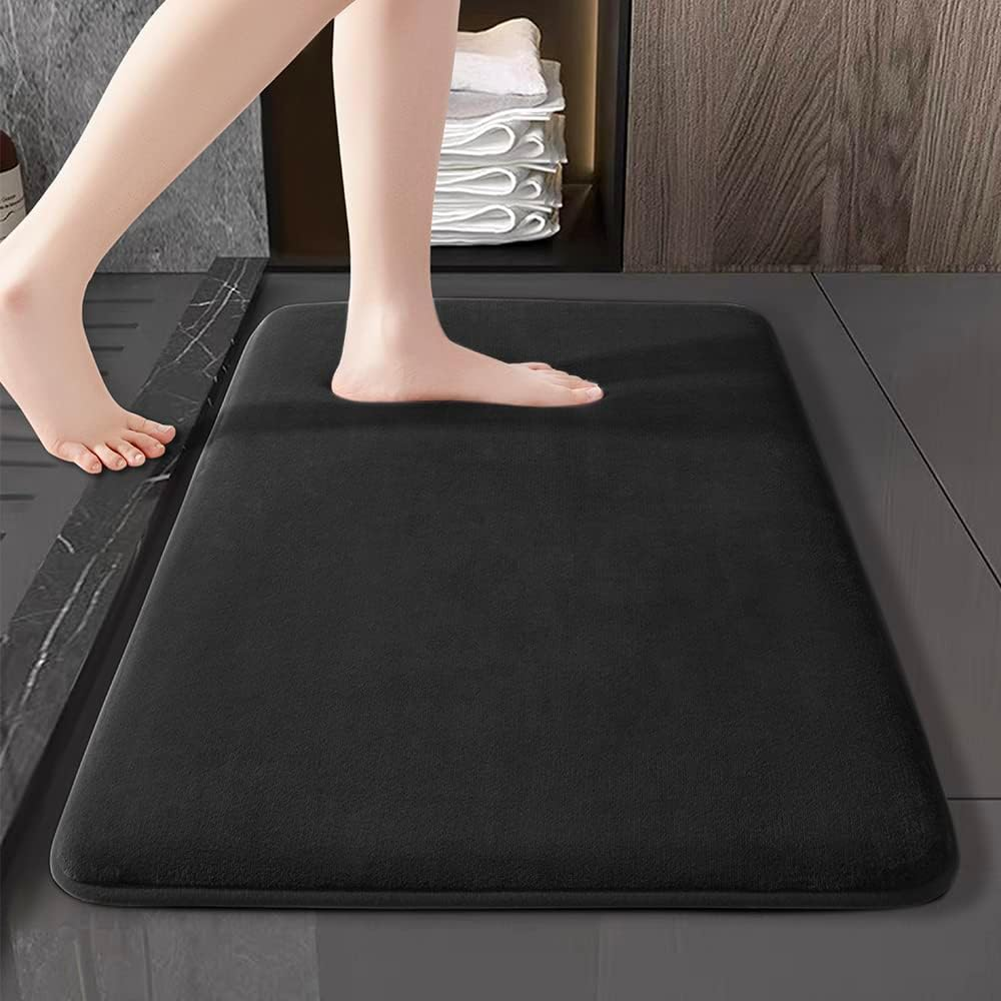 Super Absorbent NonSlip Suede Bathroom Floor Mat 8