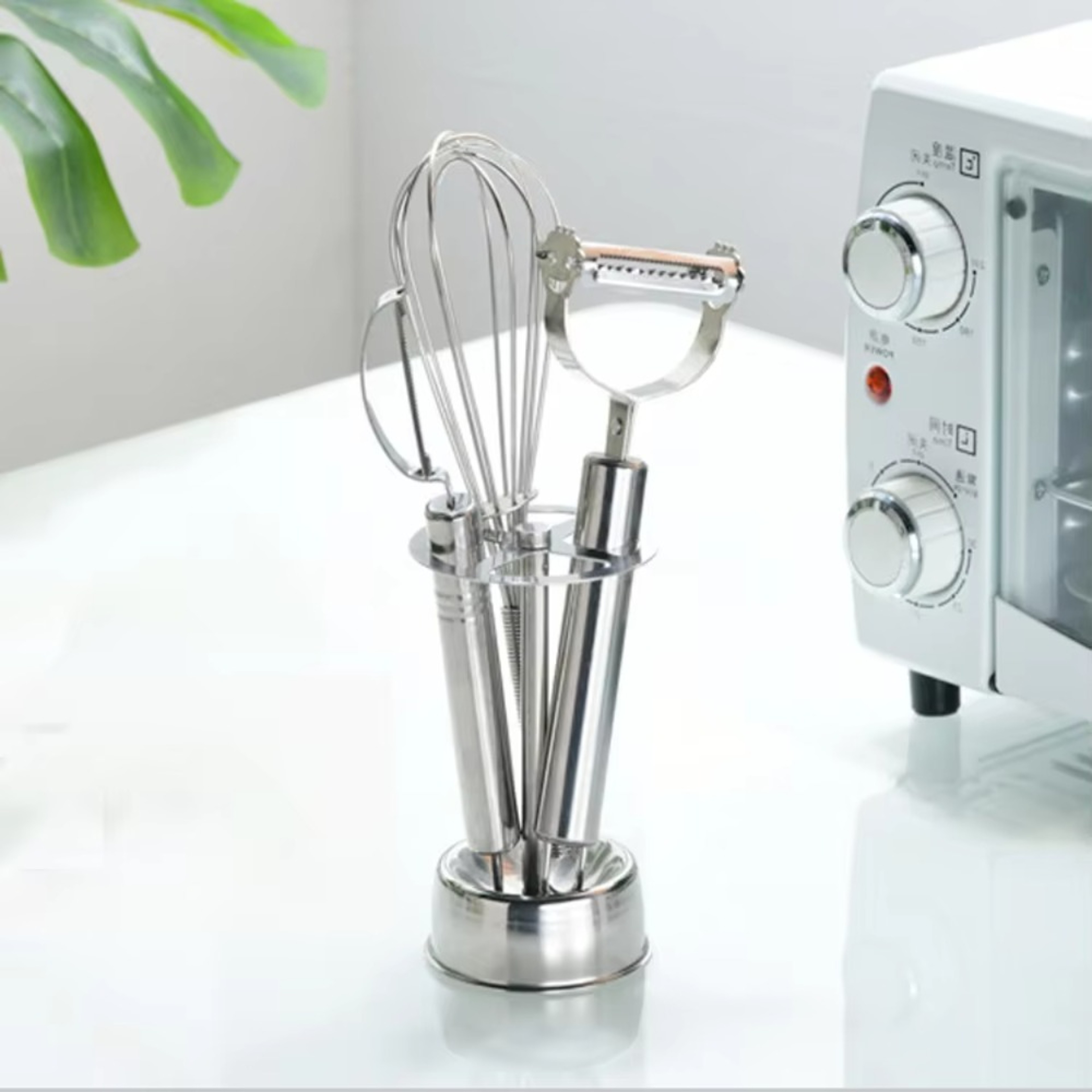 Stainless Steel Toothbrush Holder And Bathroom Organizer For Toothpaste Makeup Brushes And Statione 3