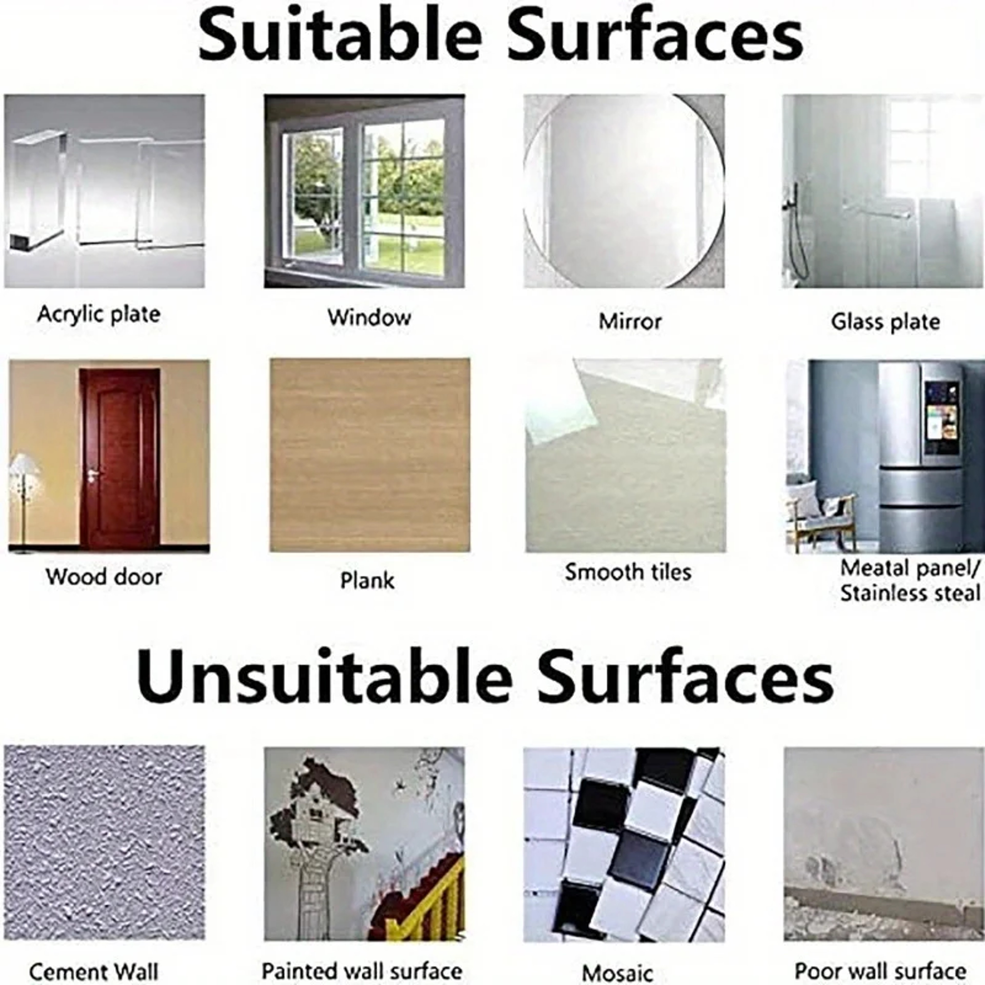 Double Sided Adhesive Wall Hooks Transparent No Drill Storage Hangers 5