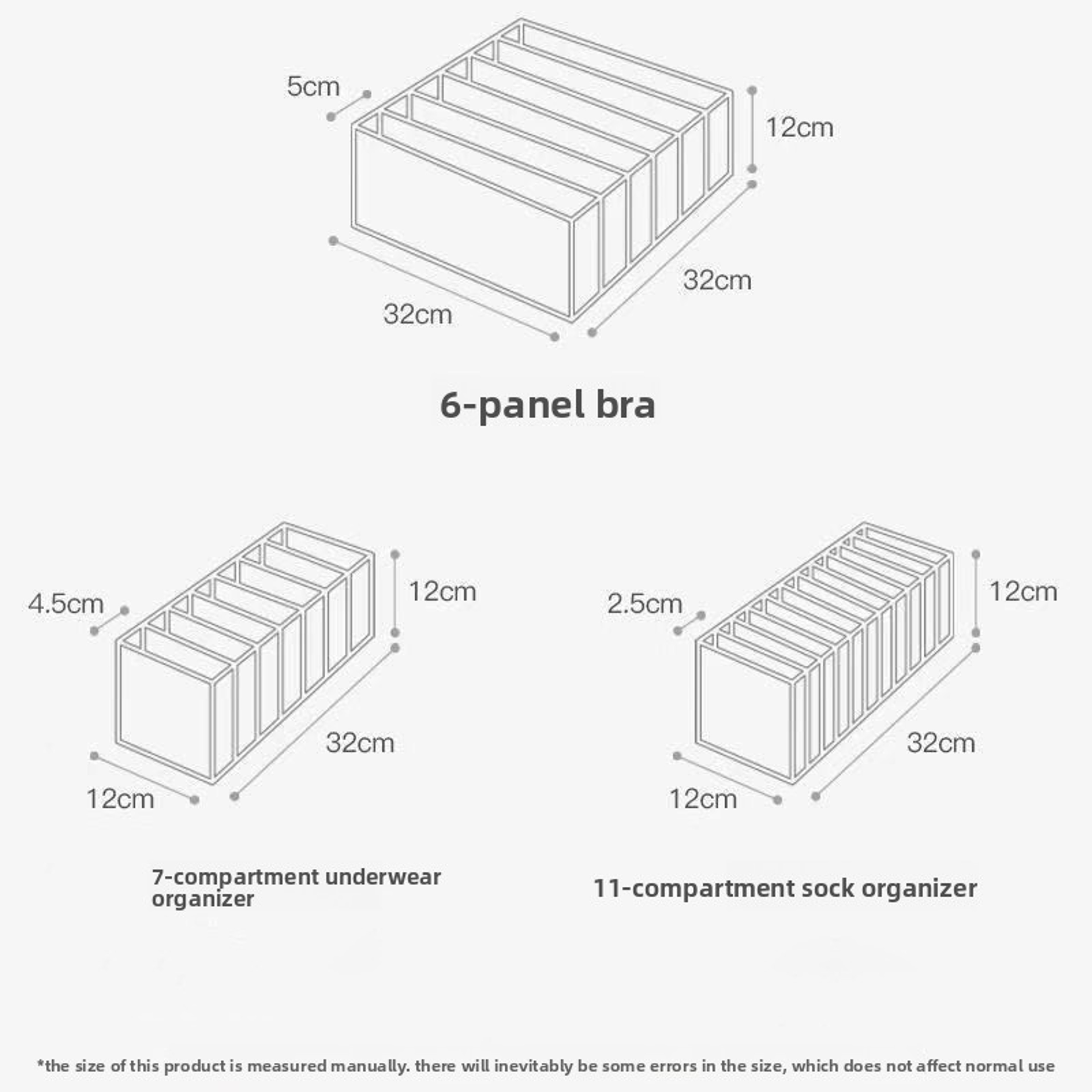 Foldable Underwear Drawer Organizer With Transparent Mesh Compartments 4