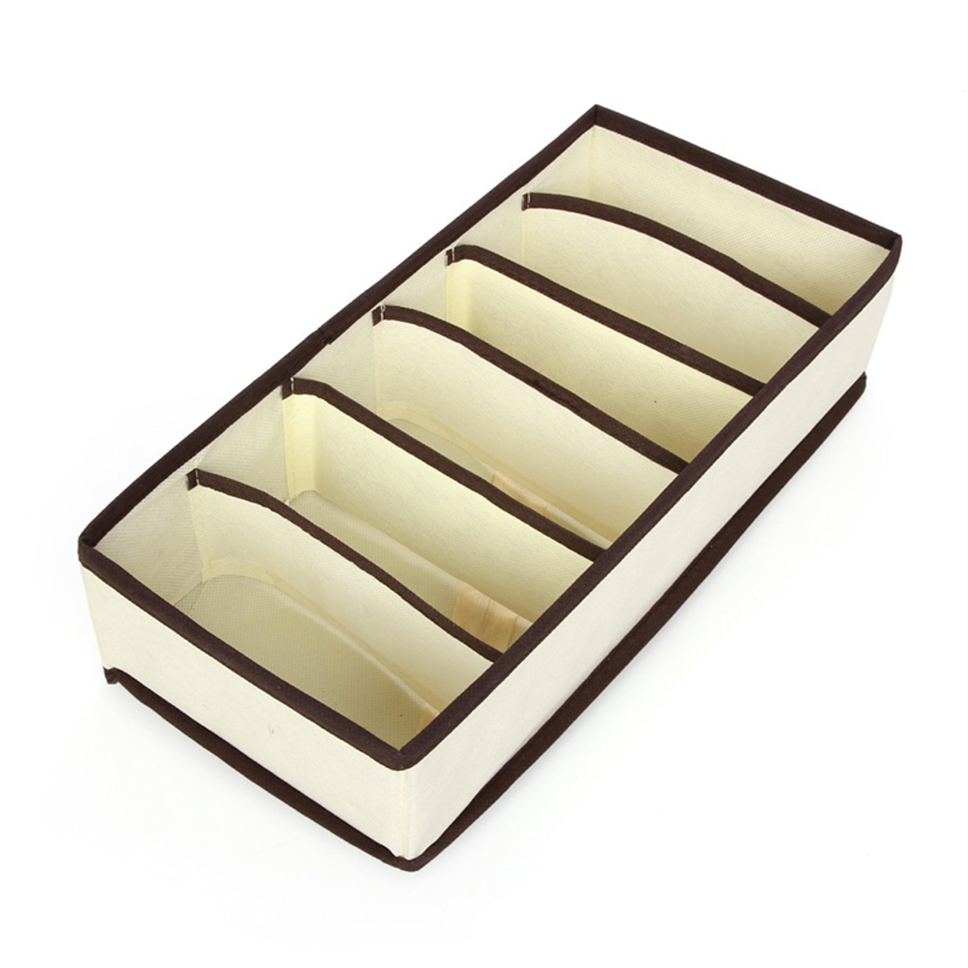 Underwear Drawer Organizer Foldable Non-Woven Storage Box with Compartments – view 19