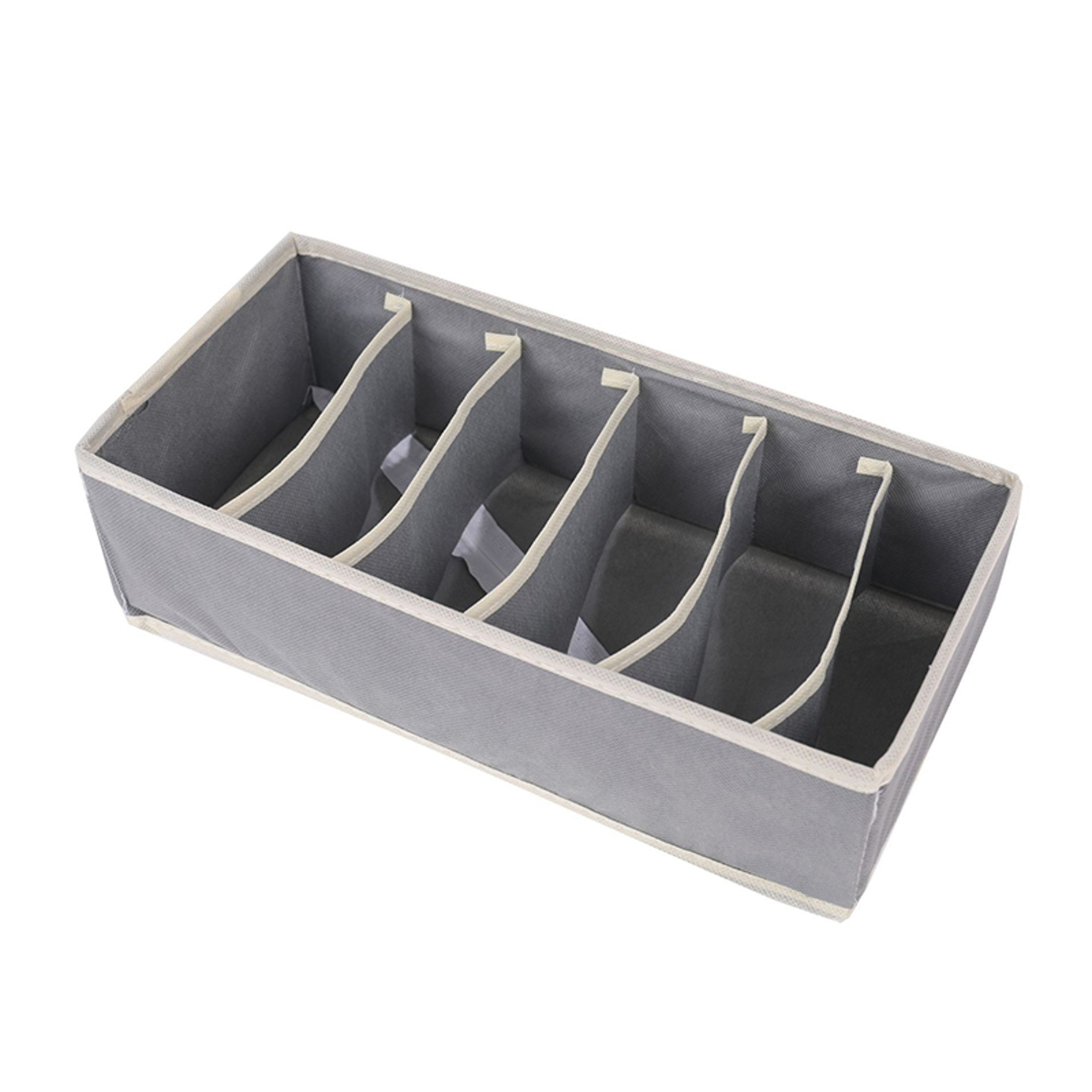 Underwear Drawer Organizer Foldable Non-Woven Storage Box with Compartments – view 21