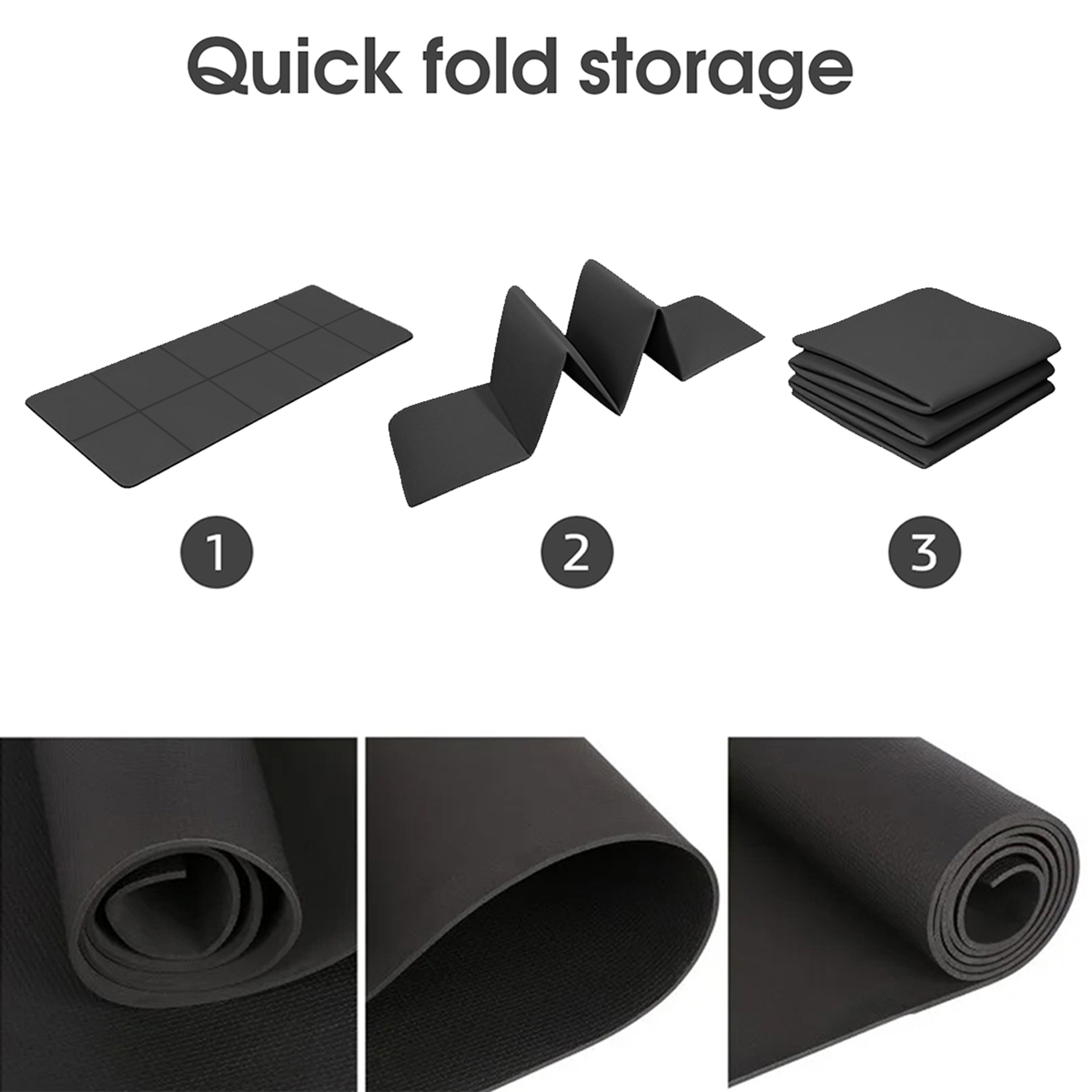 EVA Yoga Mat 4mm Thick Foam Exercise Mat For Yoga Pilates And Gymnastics 3