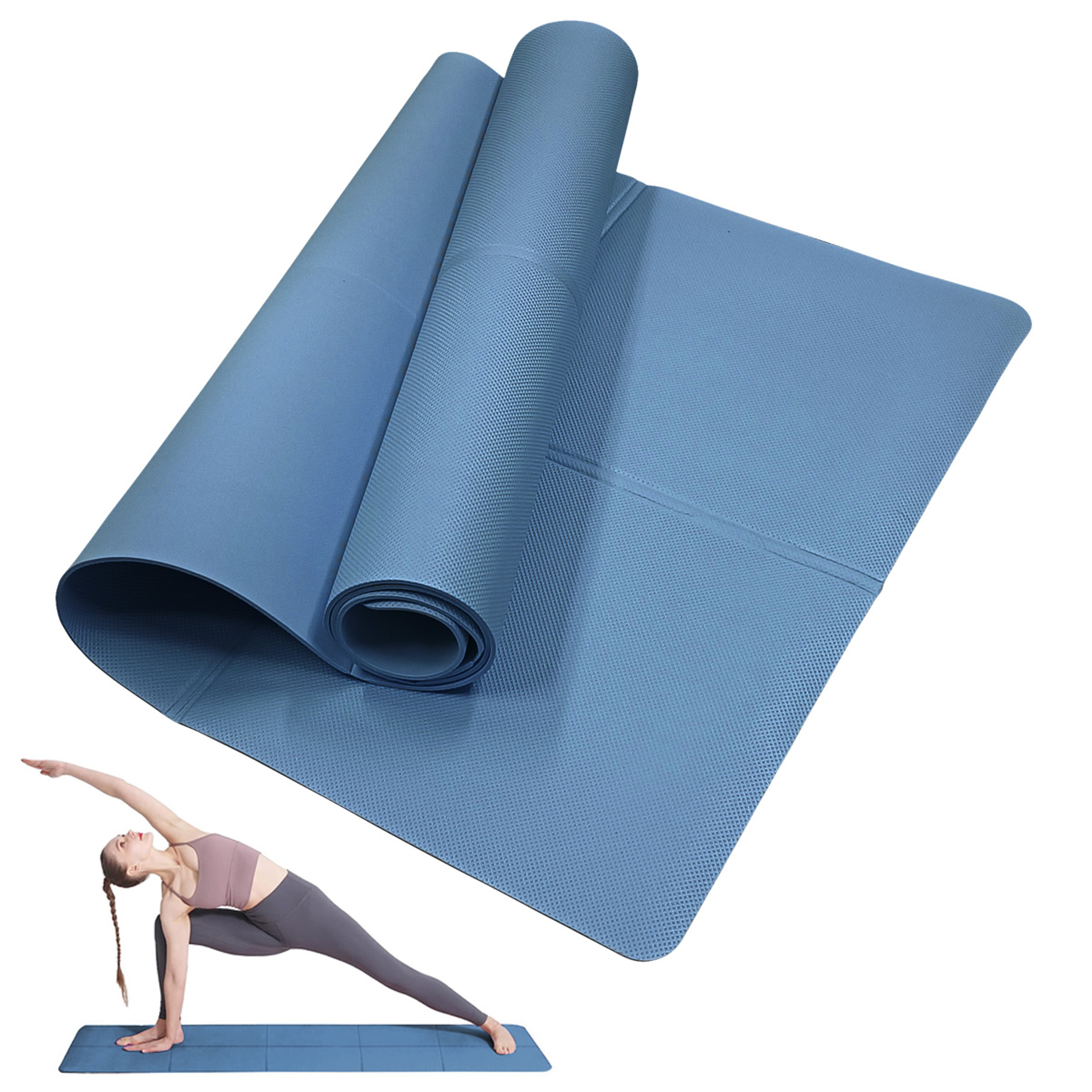 EVA Yoga Mat 4mm Thick Foam Exercise Mat For Yoga Pilates And Gymnastics 8