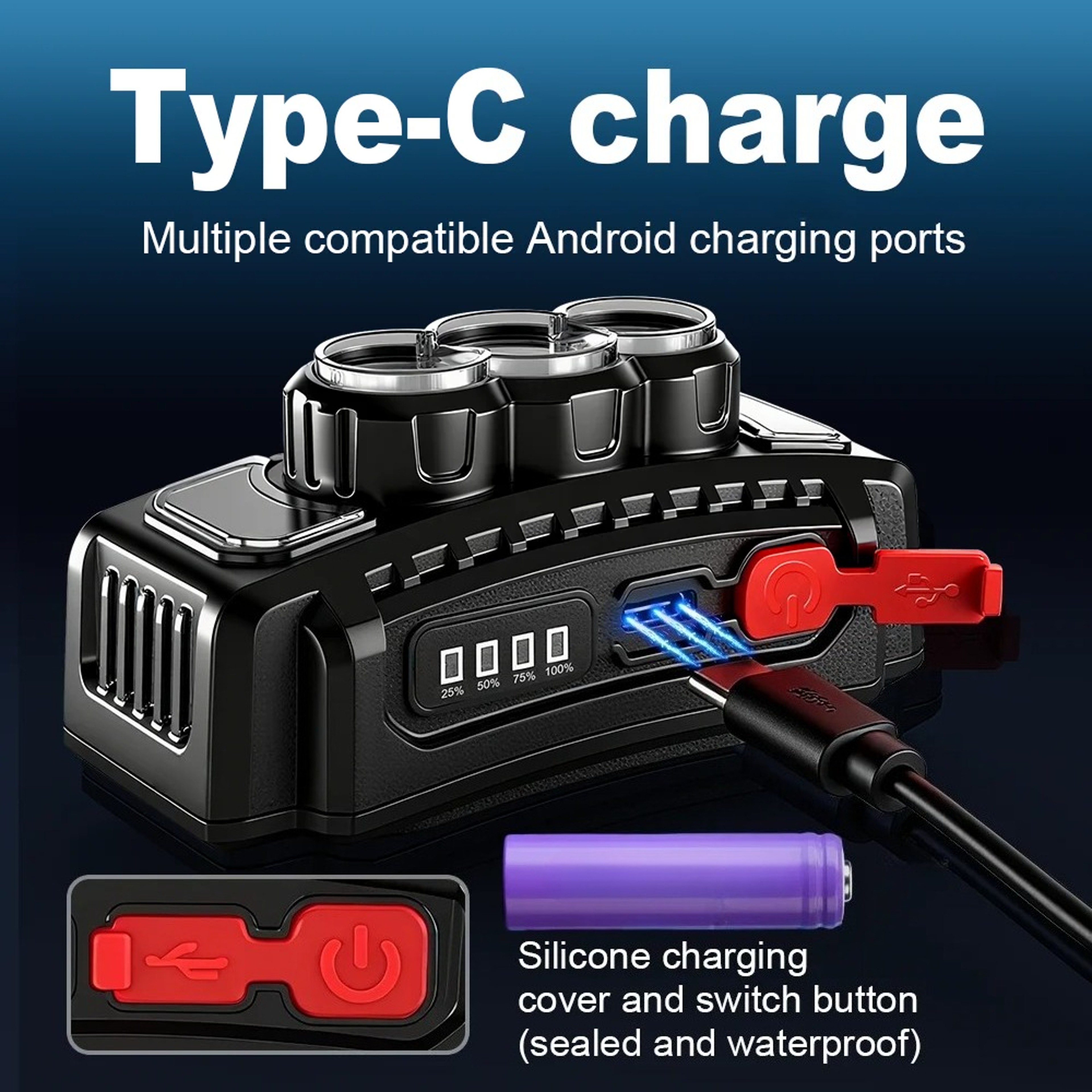 Rechargeable LED Headlamp With Motion Sensor 7 Lighting Modes And 180 Degree Adjustable Beam 3