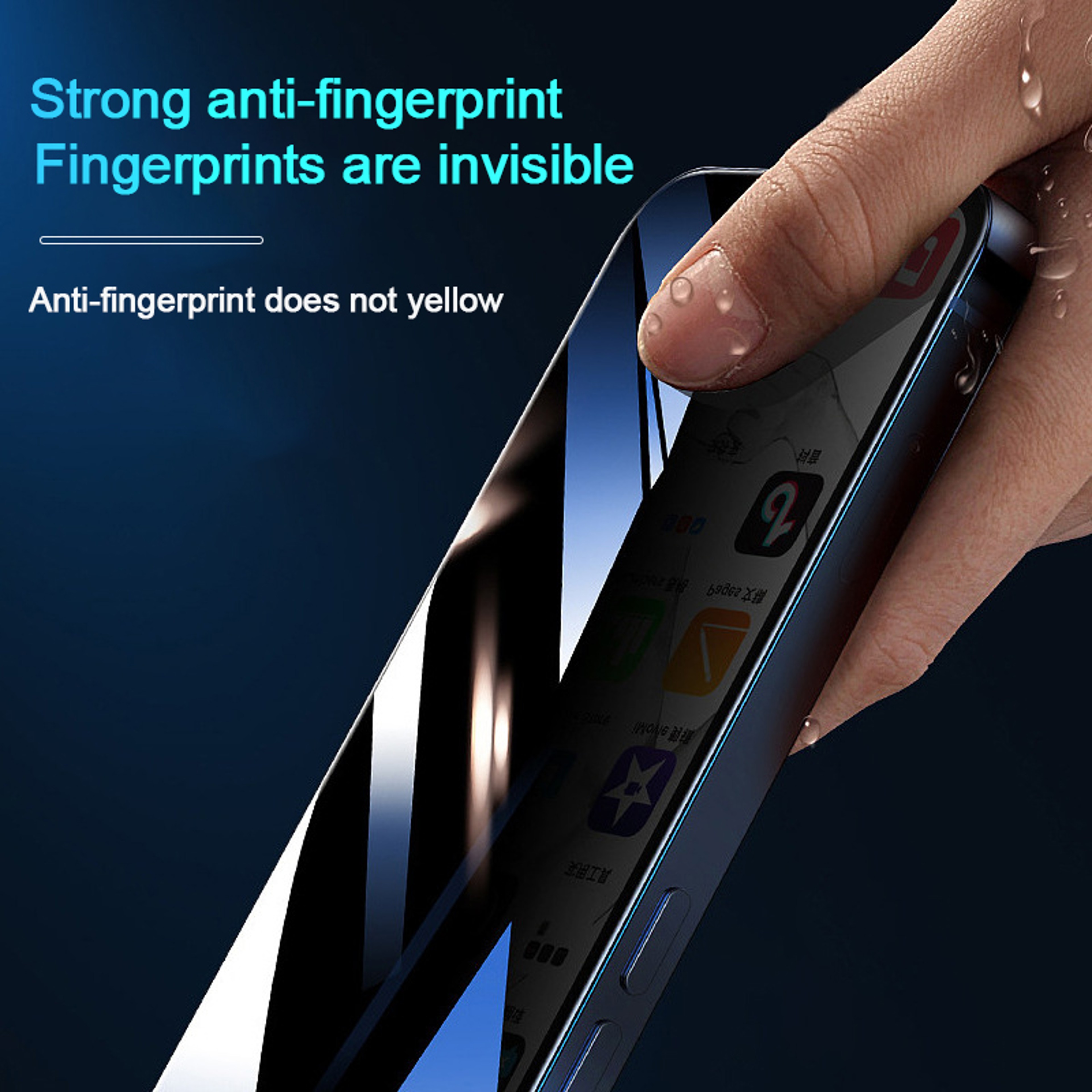 Privacy Screen Protector for iPhone with Full Cover Tempered Glass – view 5