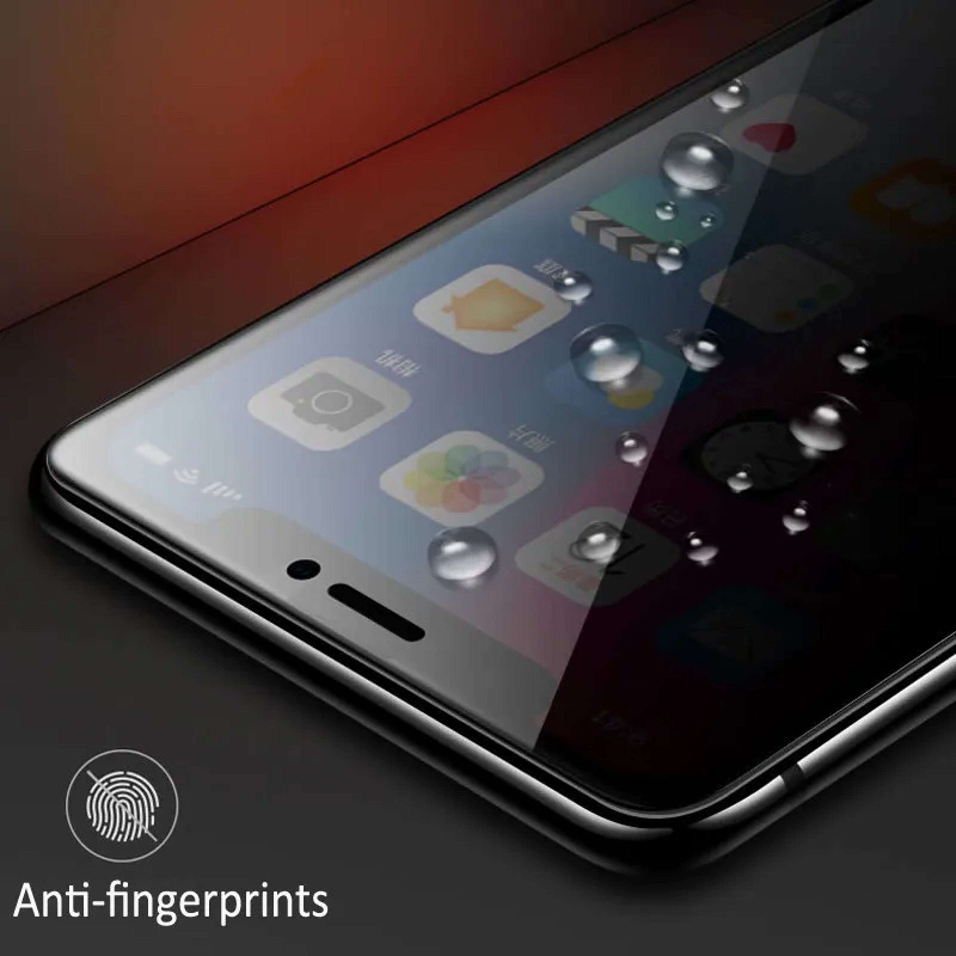 Anti-Spy Tempered Glass iPhone Screen Protector Full Coverage 1 or 2 Pack – view 3