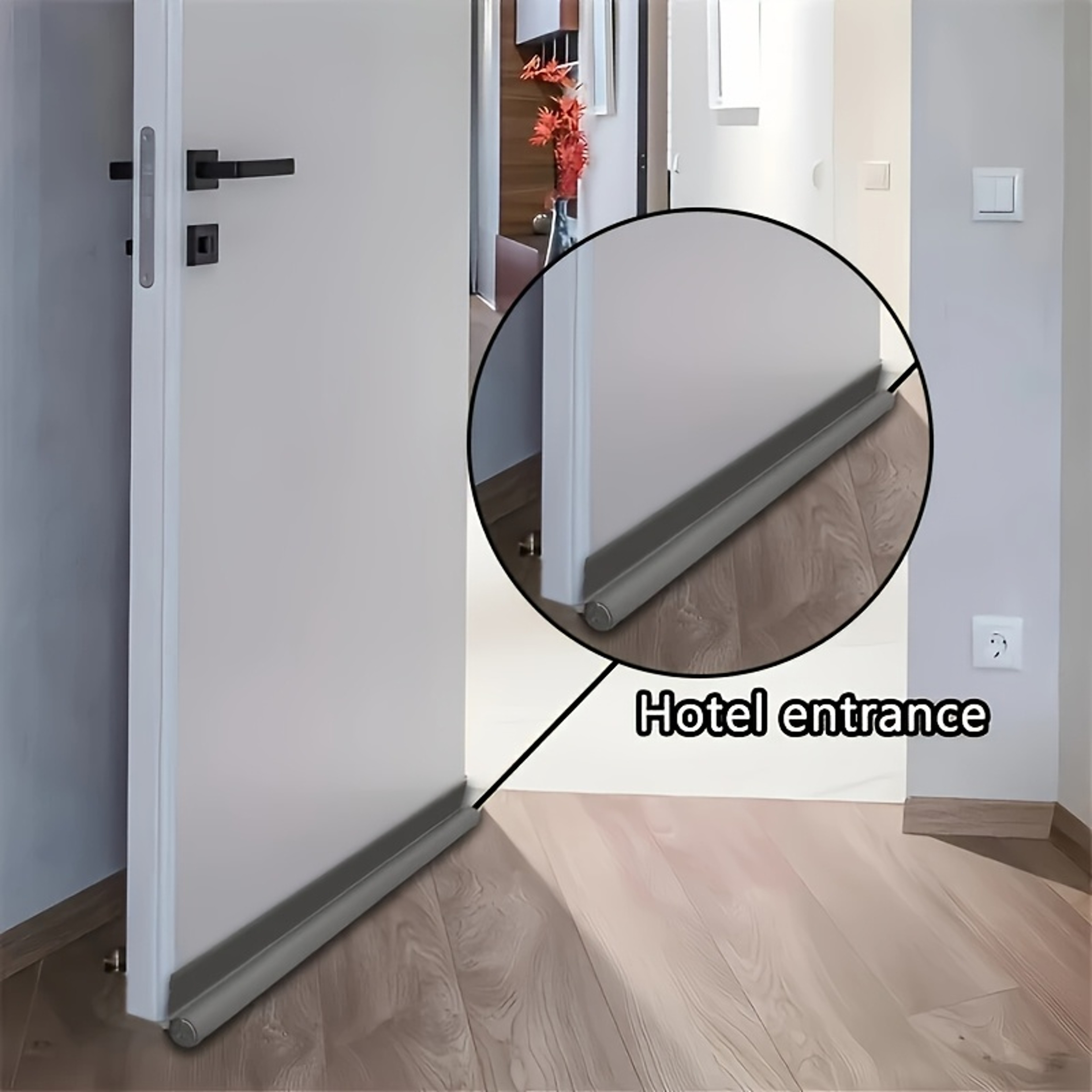 Self Adhesive Under Door Draft Stopper Soundproof Dustproof Door Bottom Seal 37.8 x 3.1 In – view 6