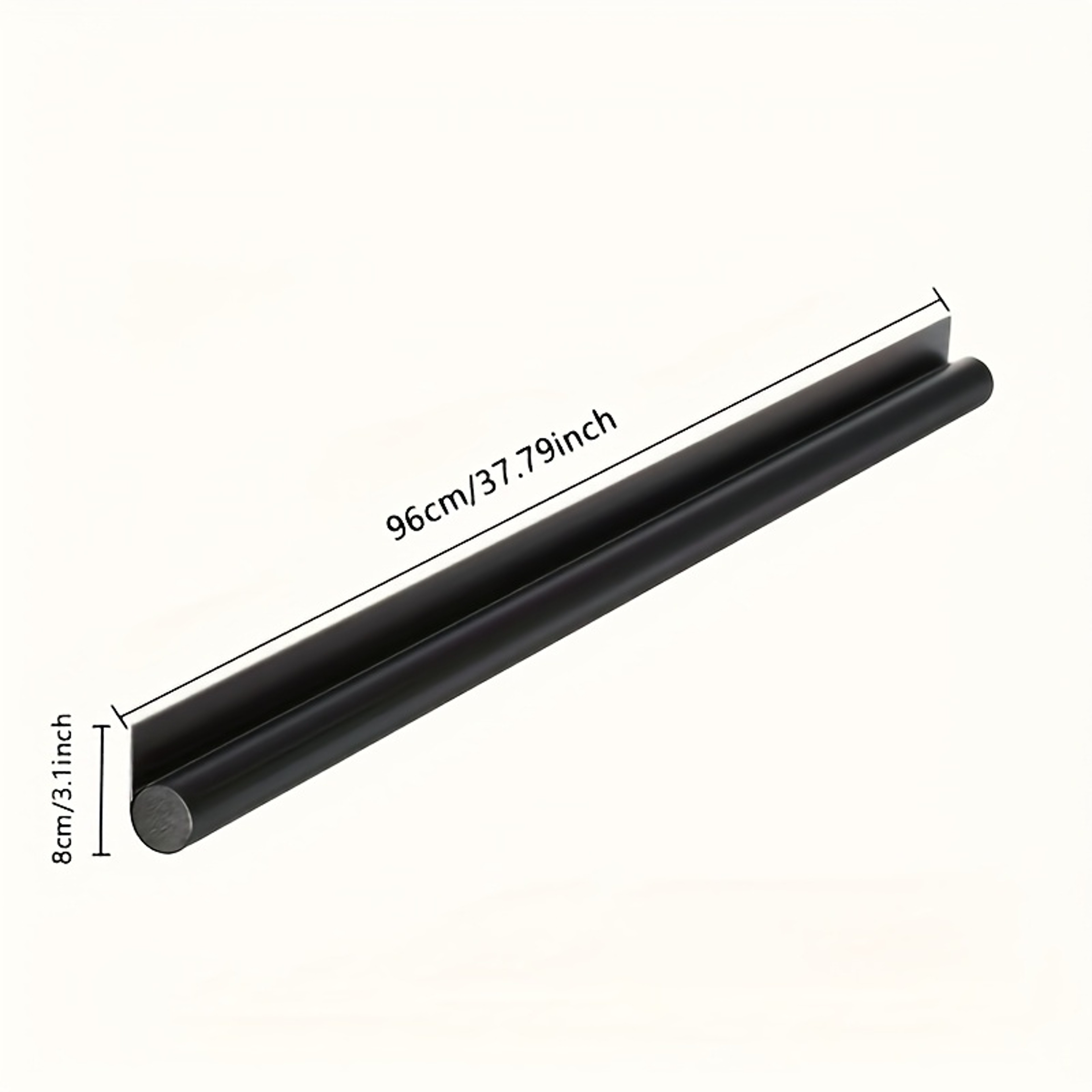 Self Adhesive Under Door Draft Stopper Soundproof Dustproof Door Bottom Seal 37.8 x 3.1 In – view 9