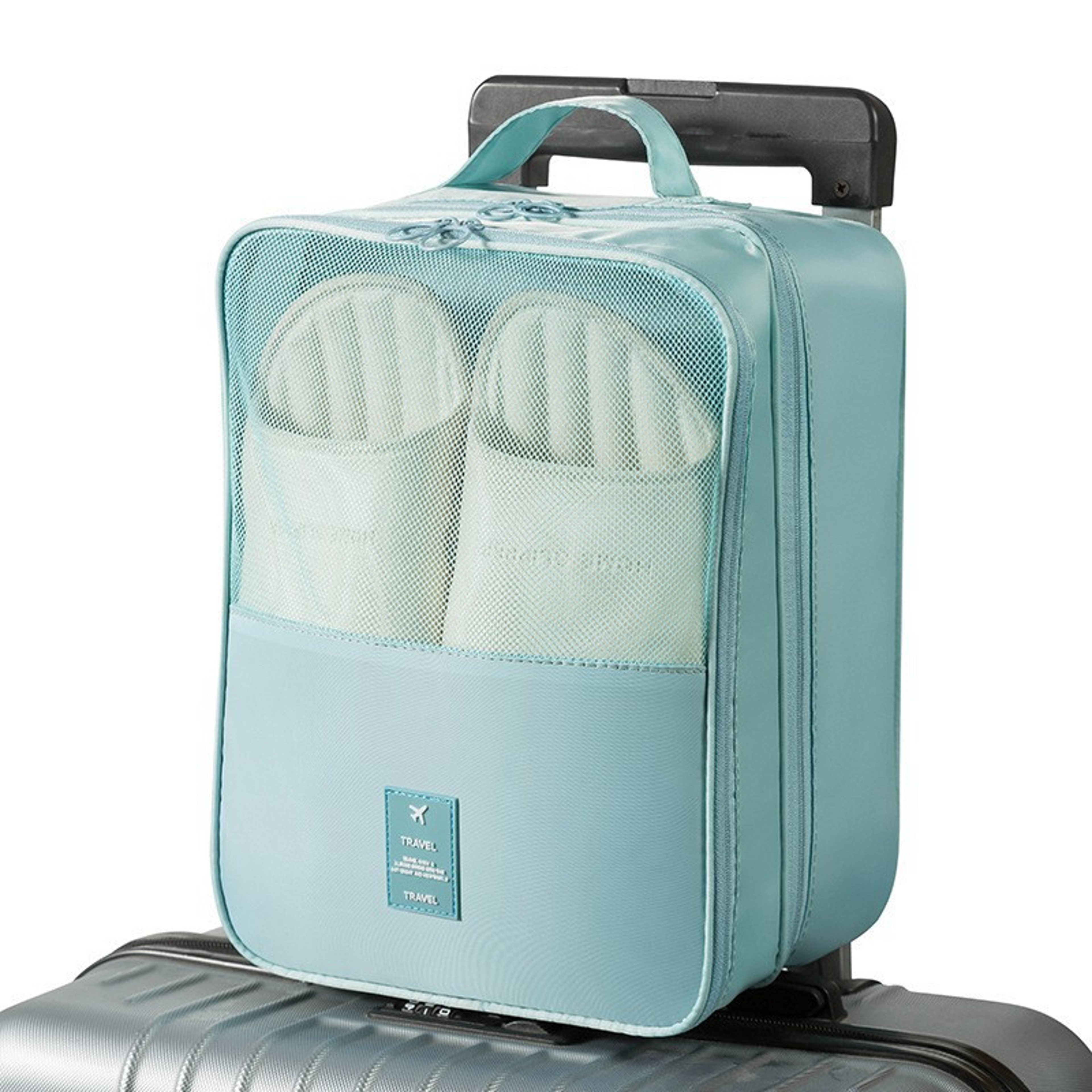 Breathable Travel Shoe Bag With Oxford Material For Multiple Pairs 11