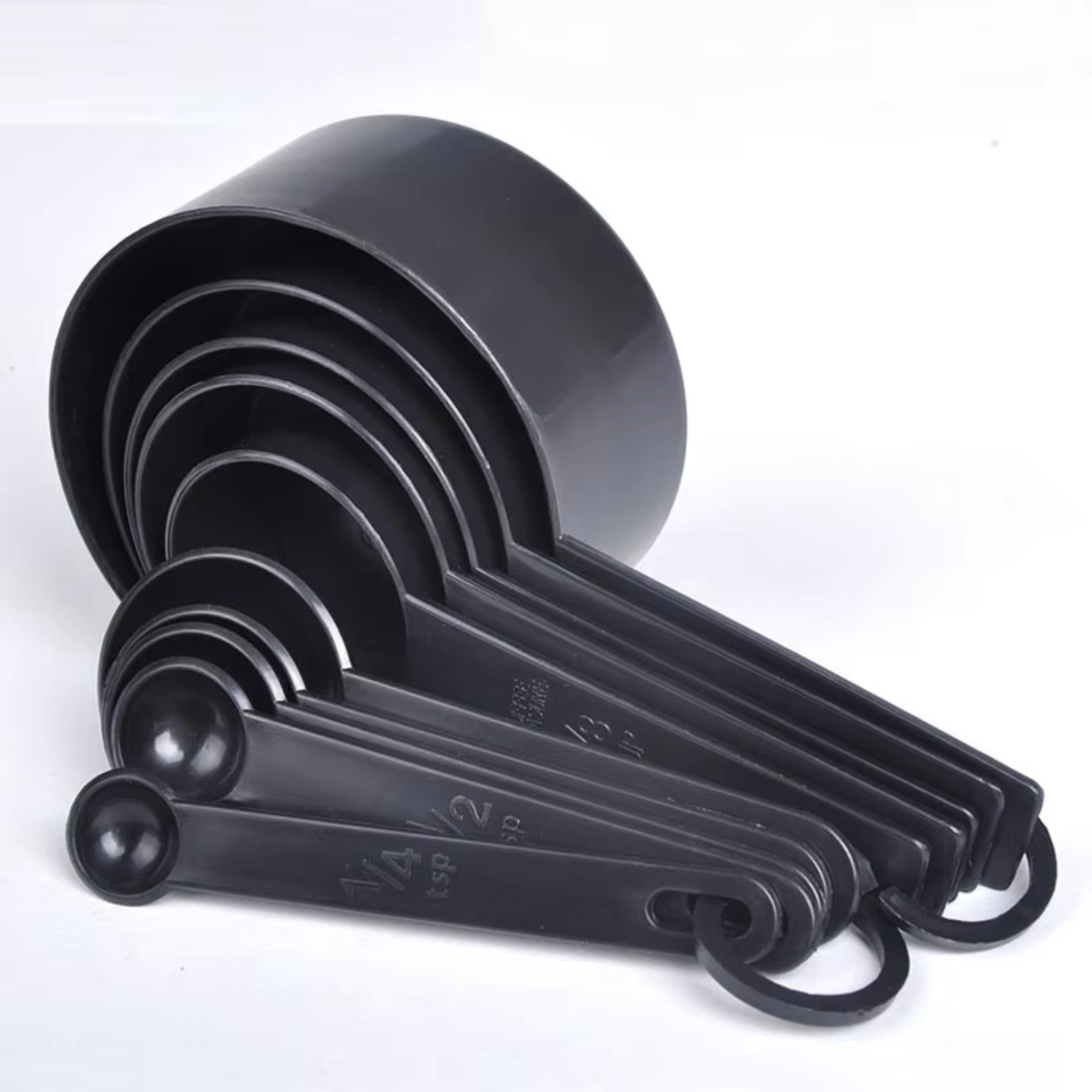 10 Piece Plastic Measuring Spoon Set For Baking And Cooking 4