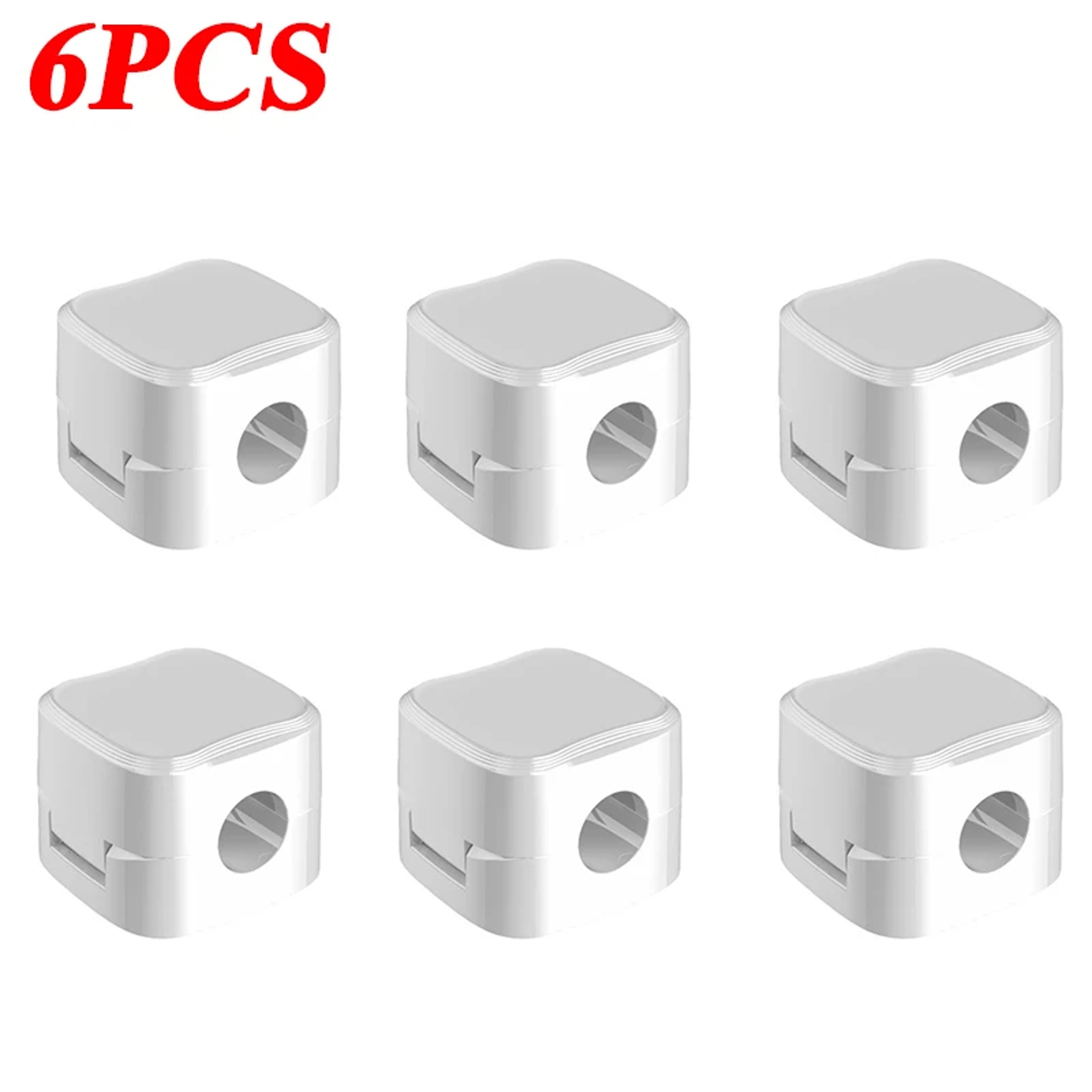Magnetic Cable Clips Adjustable Acrylic Cord Holders For Under Desk Cable Management 9