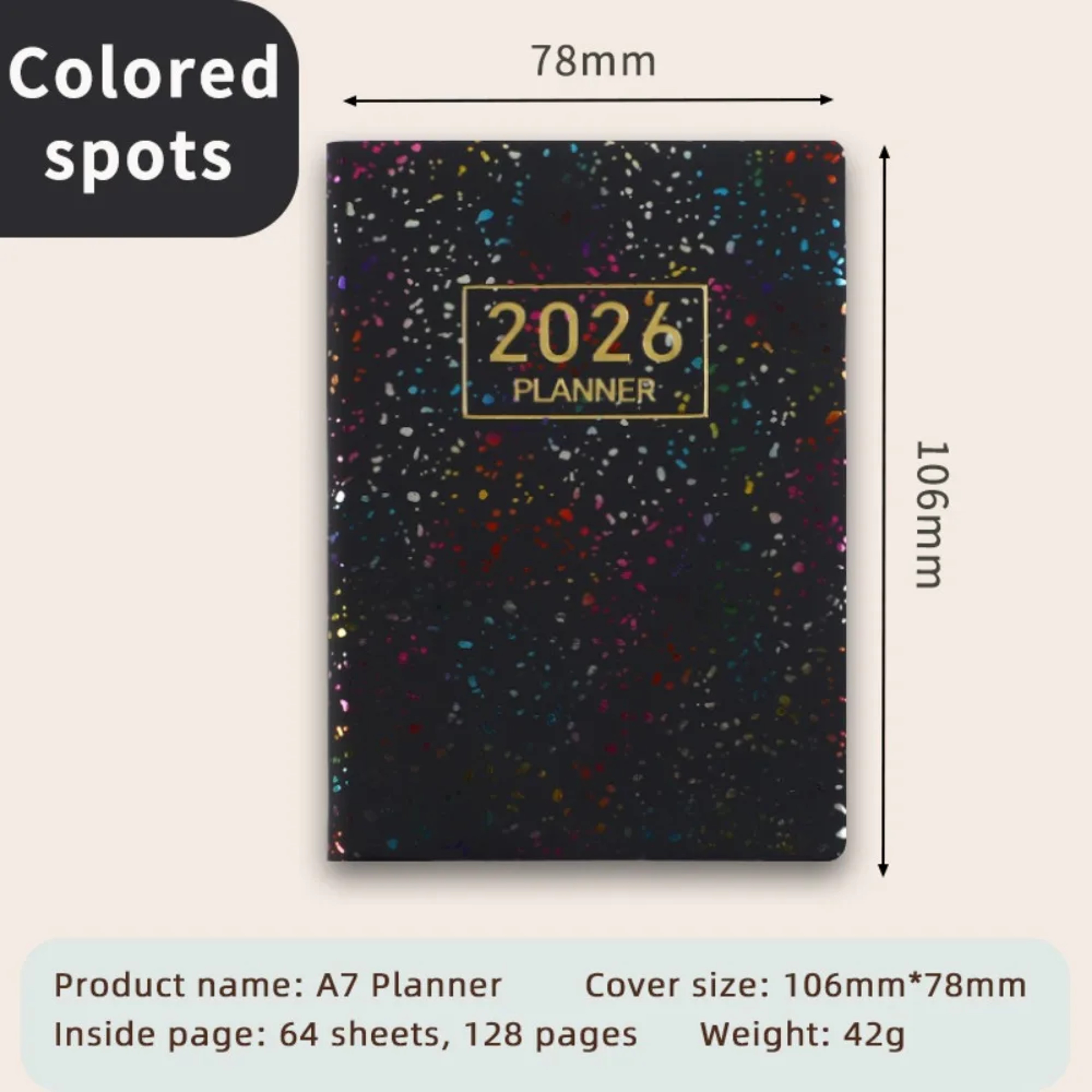 Portable 2026 Agenda Book Weekly Planner and Appointment Diary – view 15