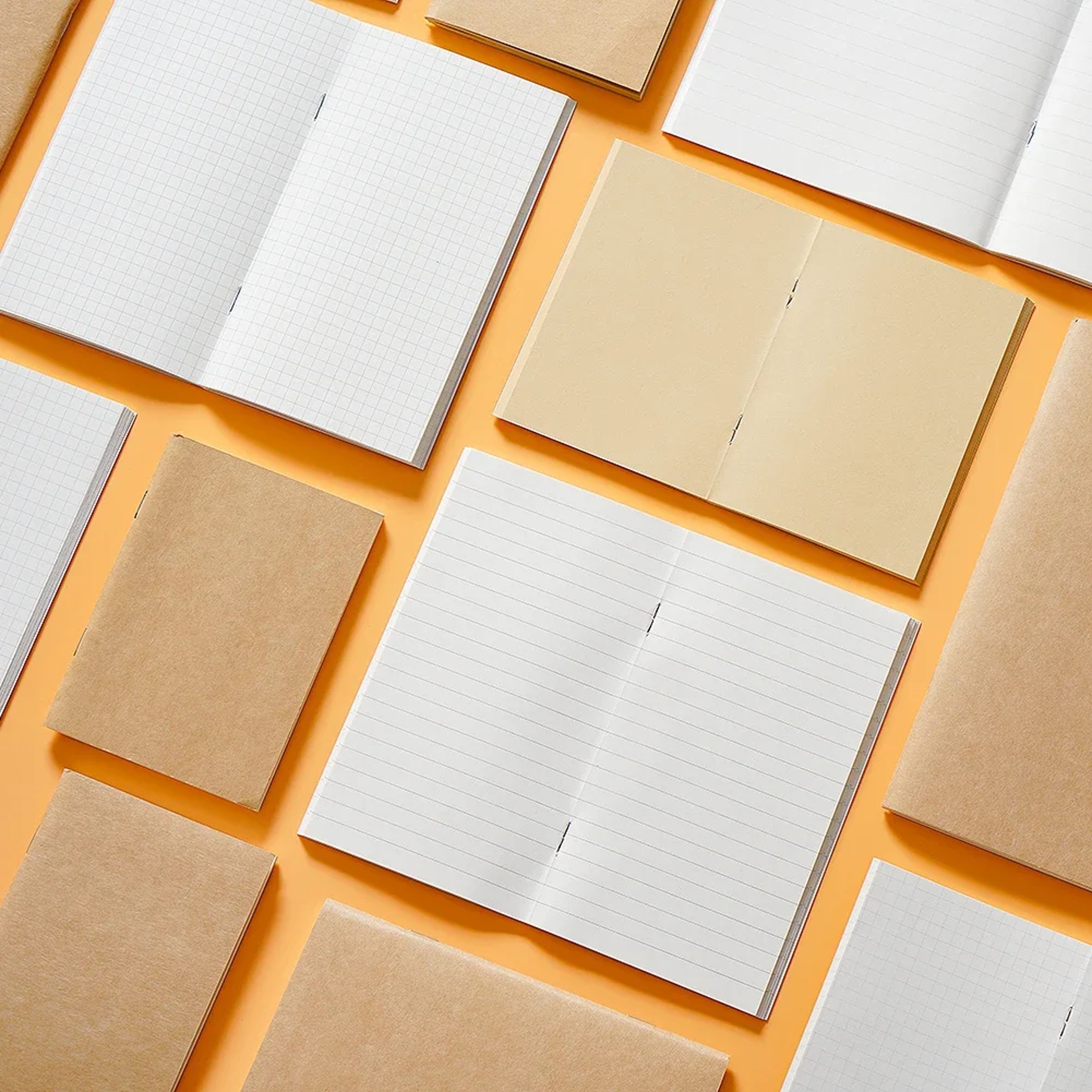 A5 Traveler Notebook Refill Inserts With Blank Dotted Grid Kraft And Ruled Pages 3
