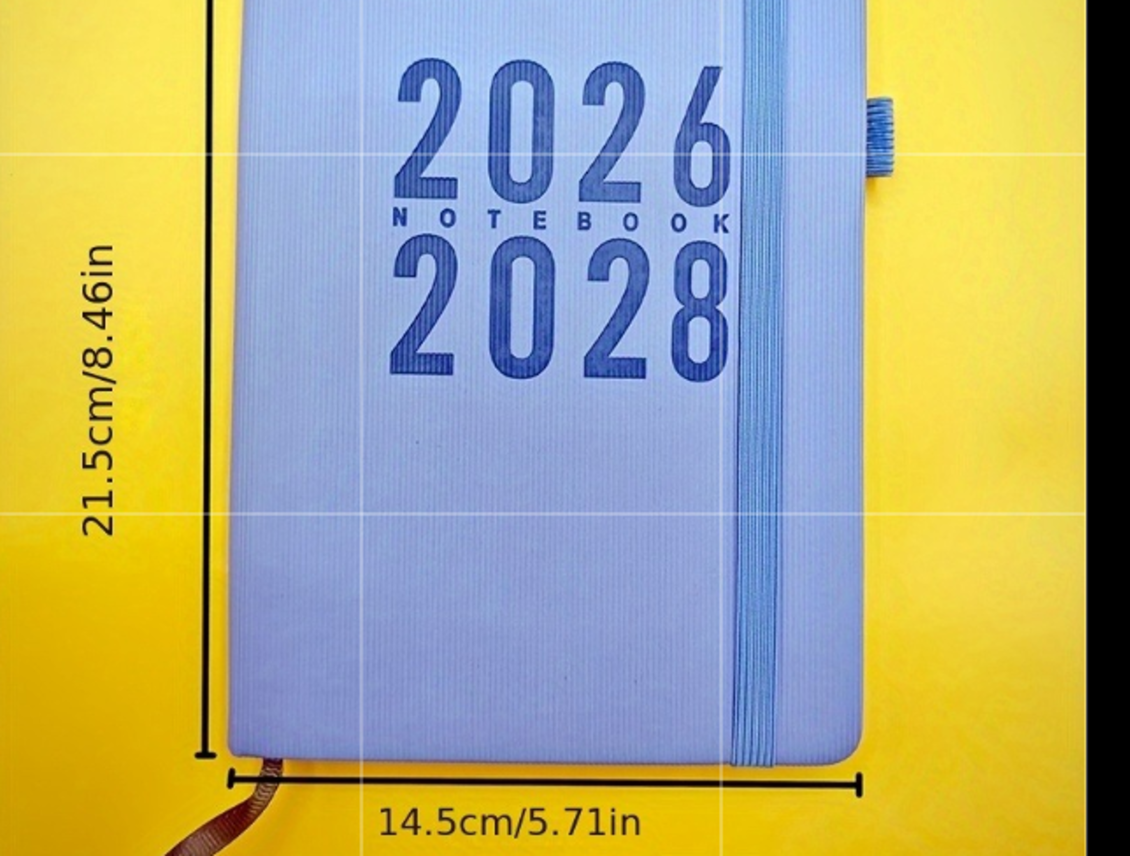 3-Year Monthly Planner 2026-2028 with Softcover and Elastic Pen Holder – view 11